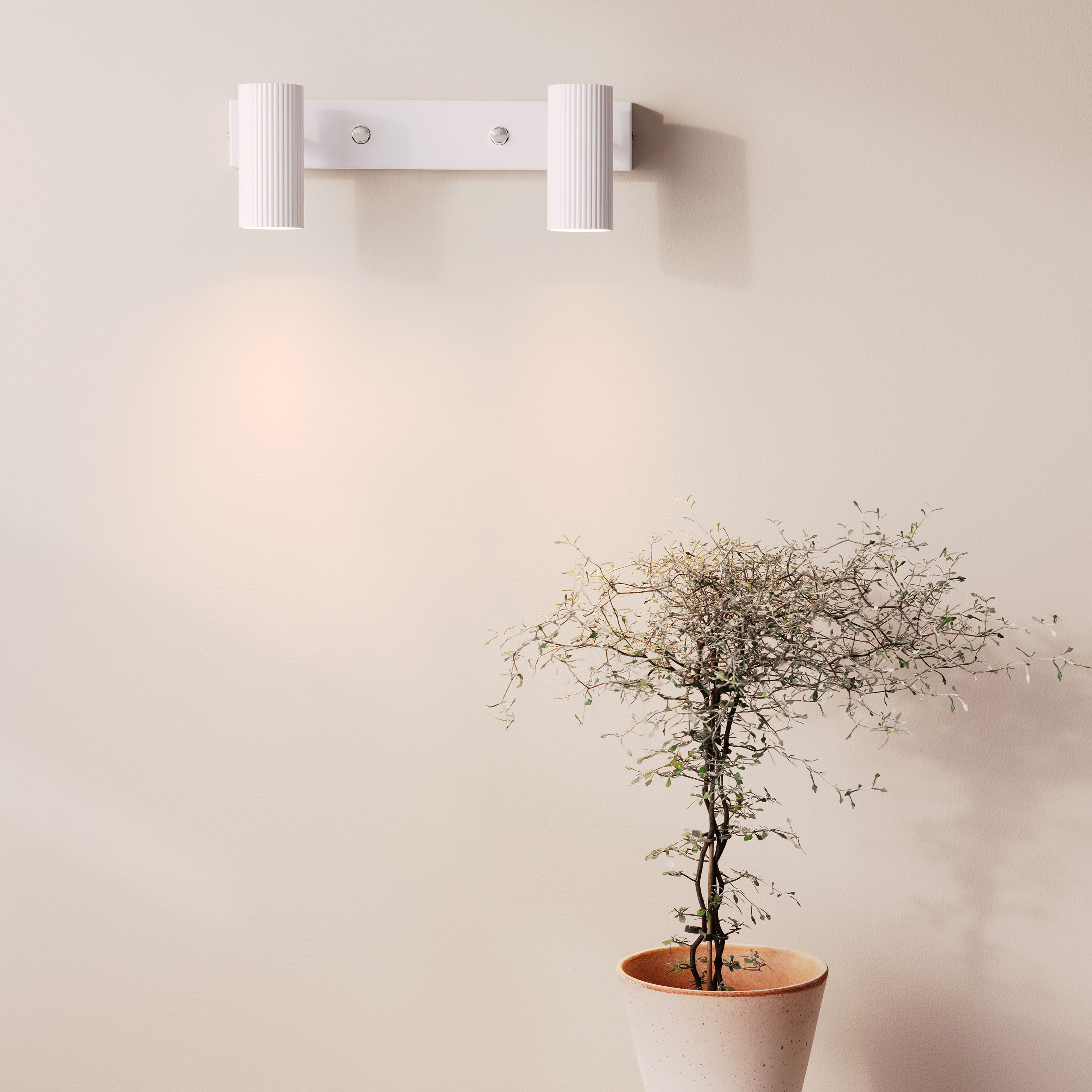 Globen Lighting Hubble Wandleuchte Weiß 2