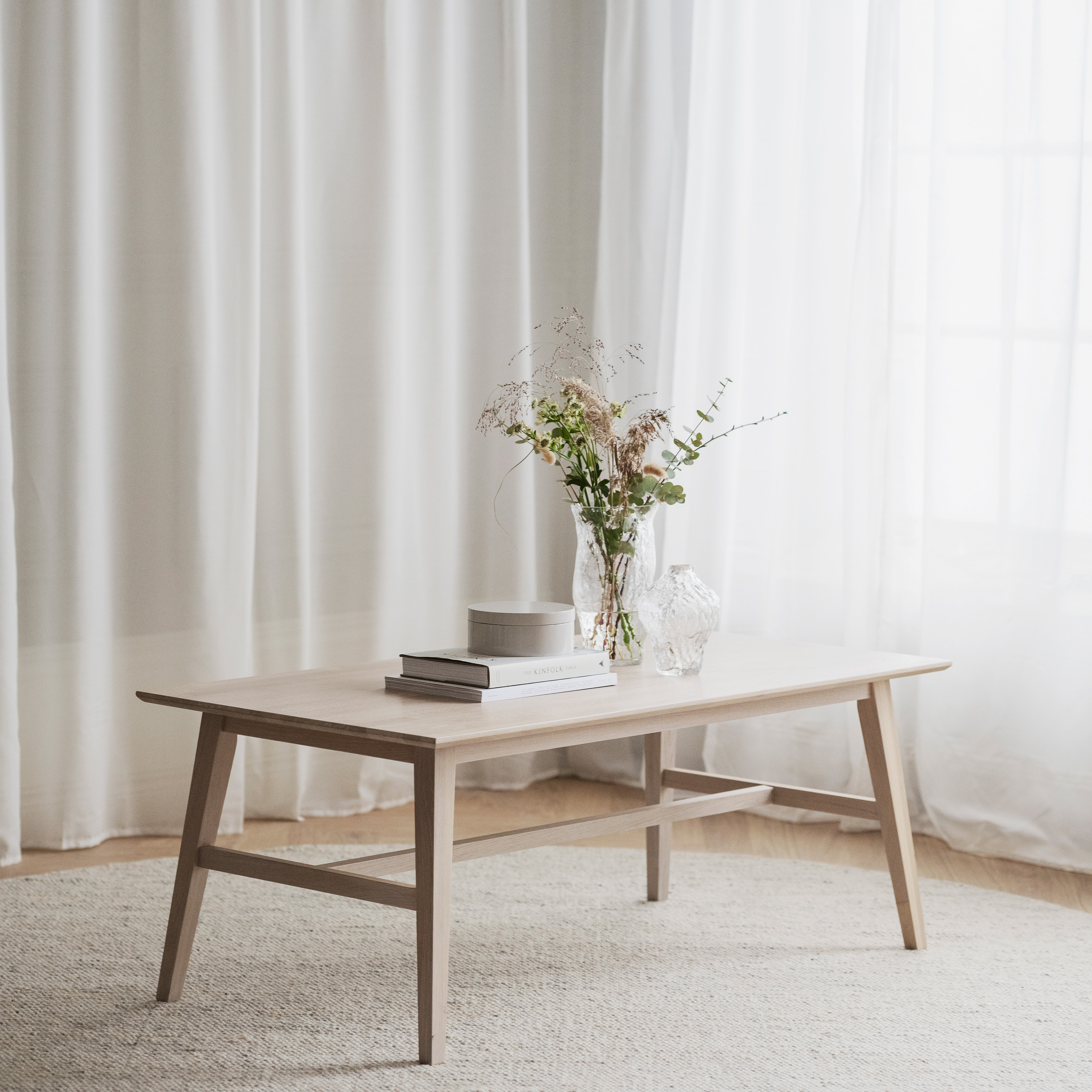 Rowico Home Filippa Soffbord Vitpigmenterad 130x70