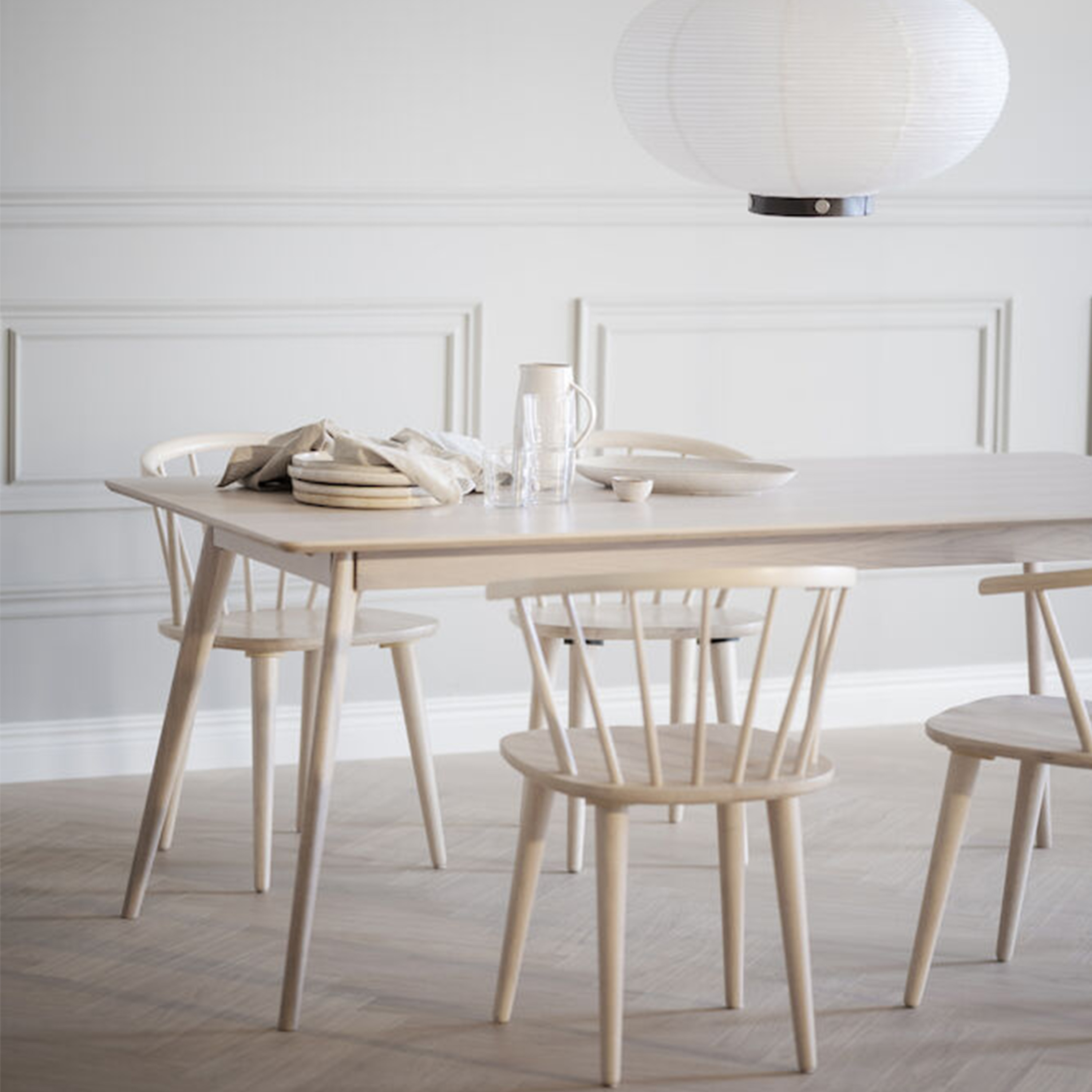 Rowico Home Yumi Esstisch Weiß pigmentiert 190cm