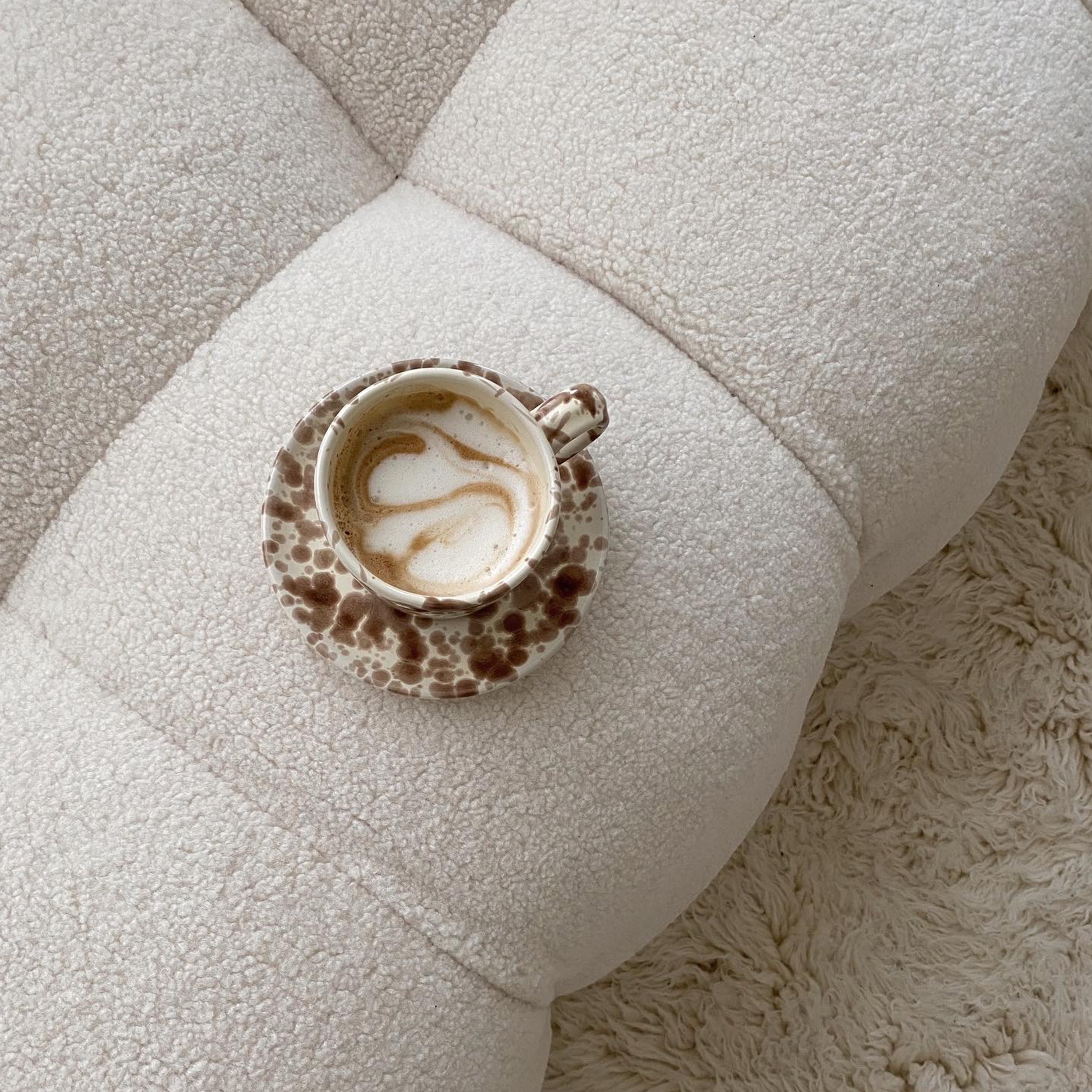 Sleepo Collection Billie Loungestol Creme Teddy 120cm