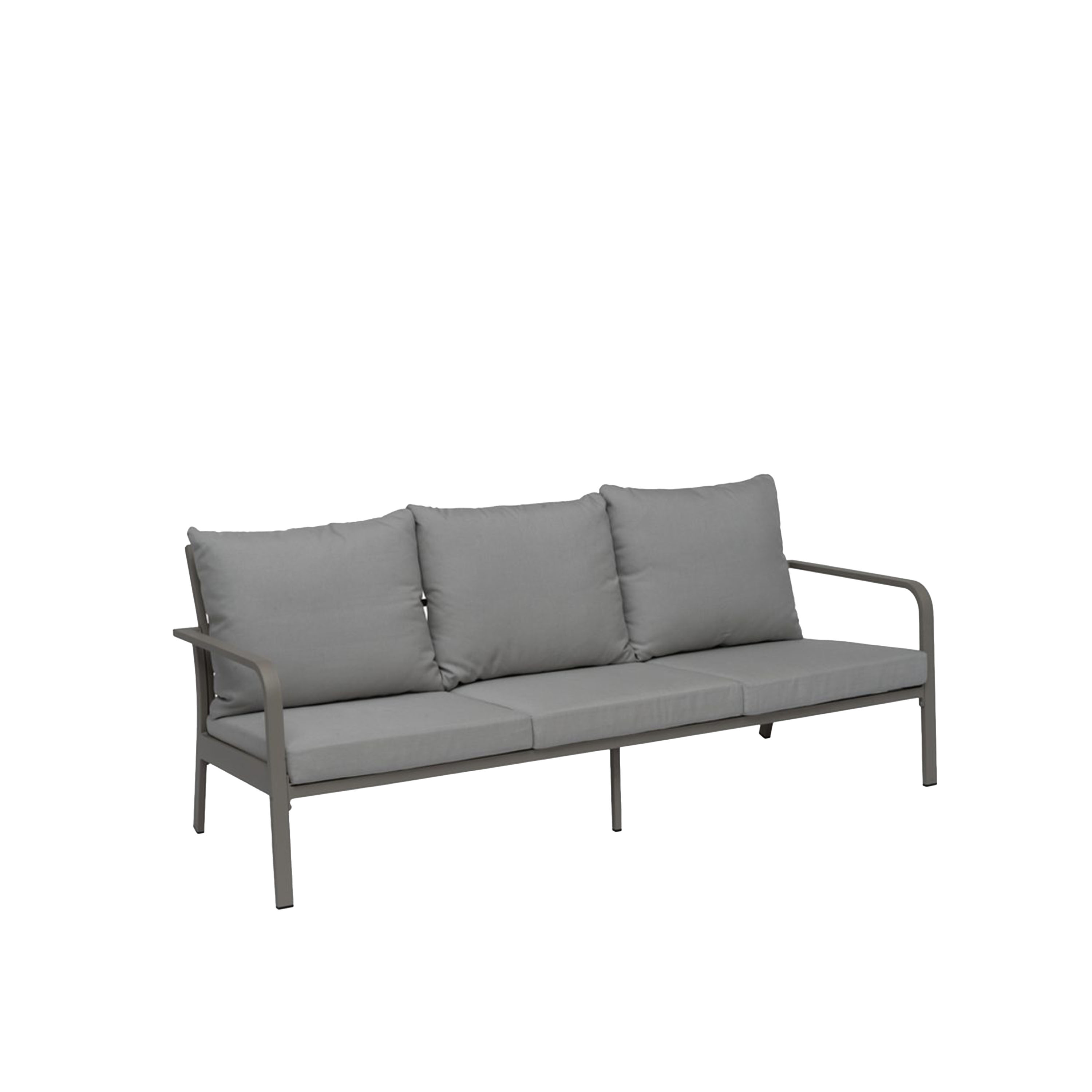 Hånger 3-sits Soffa Sand/Fjädergrå 205cm