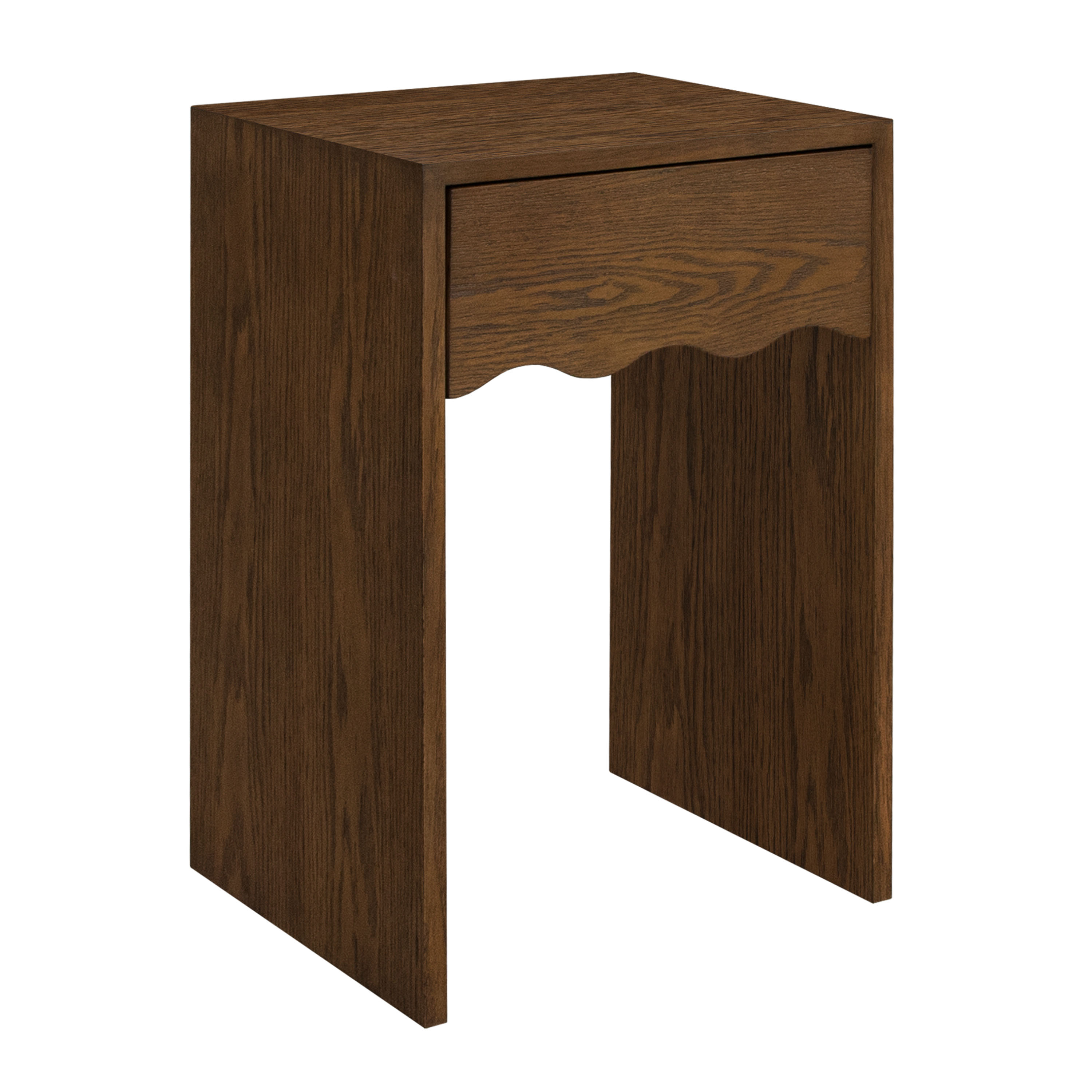 Sienna Sängbord Brunbetsad Ek 40x32x60