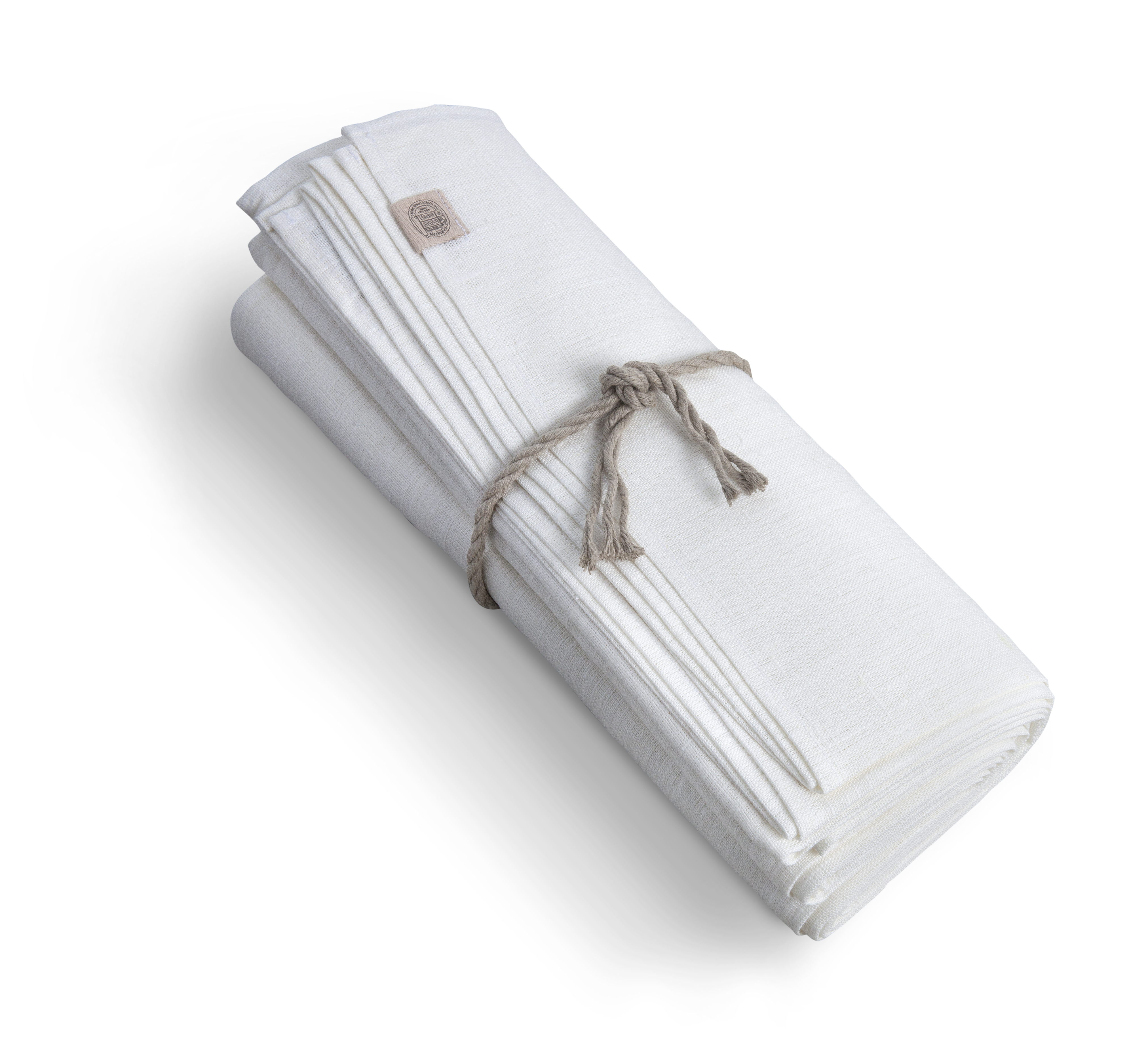 Lovely Linen Classic Linneduk Off-white Ø200