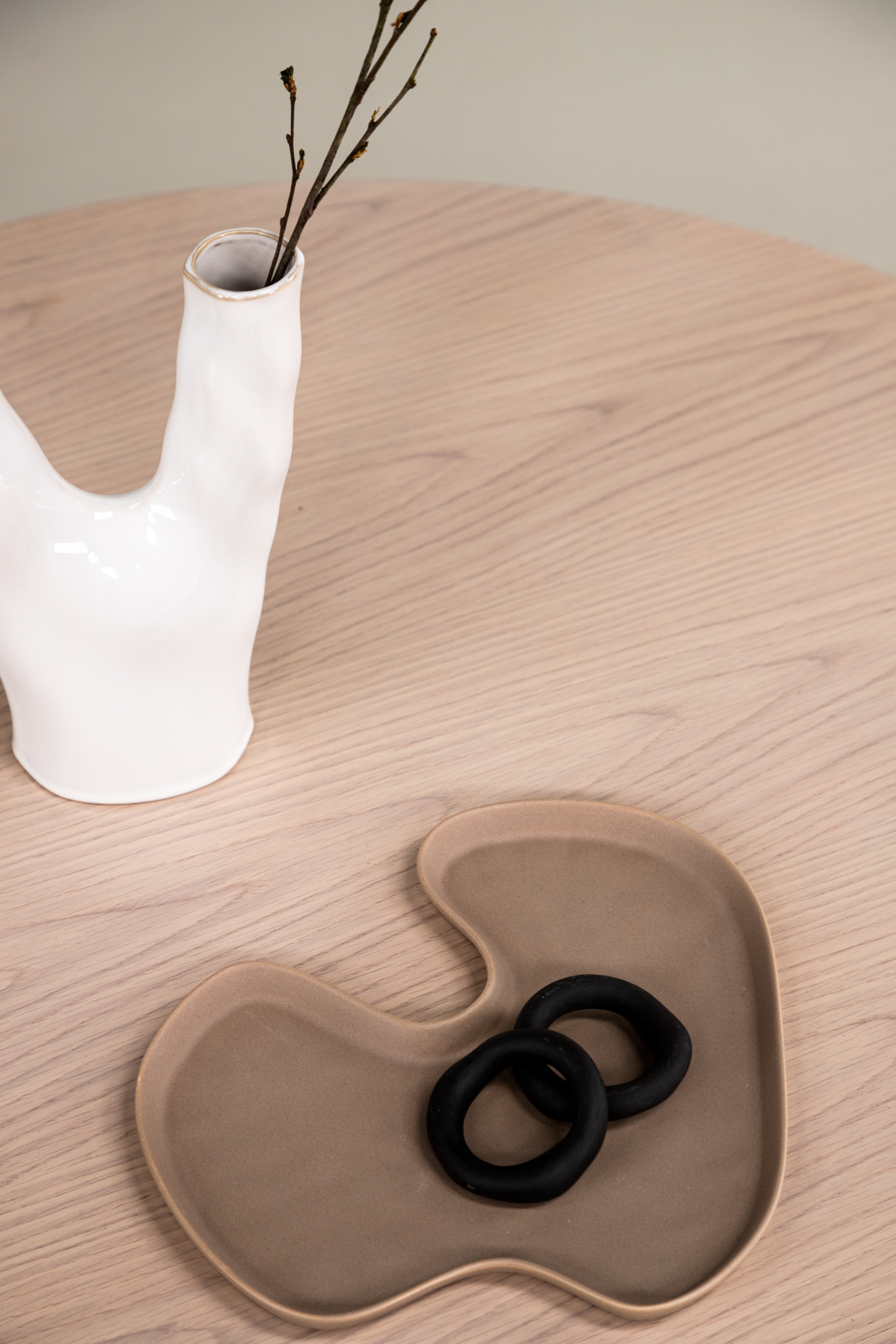 Vind Saltö Soffbord Whitewash Ø65