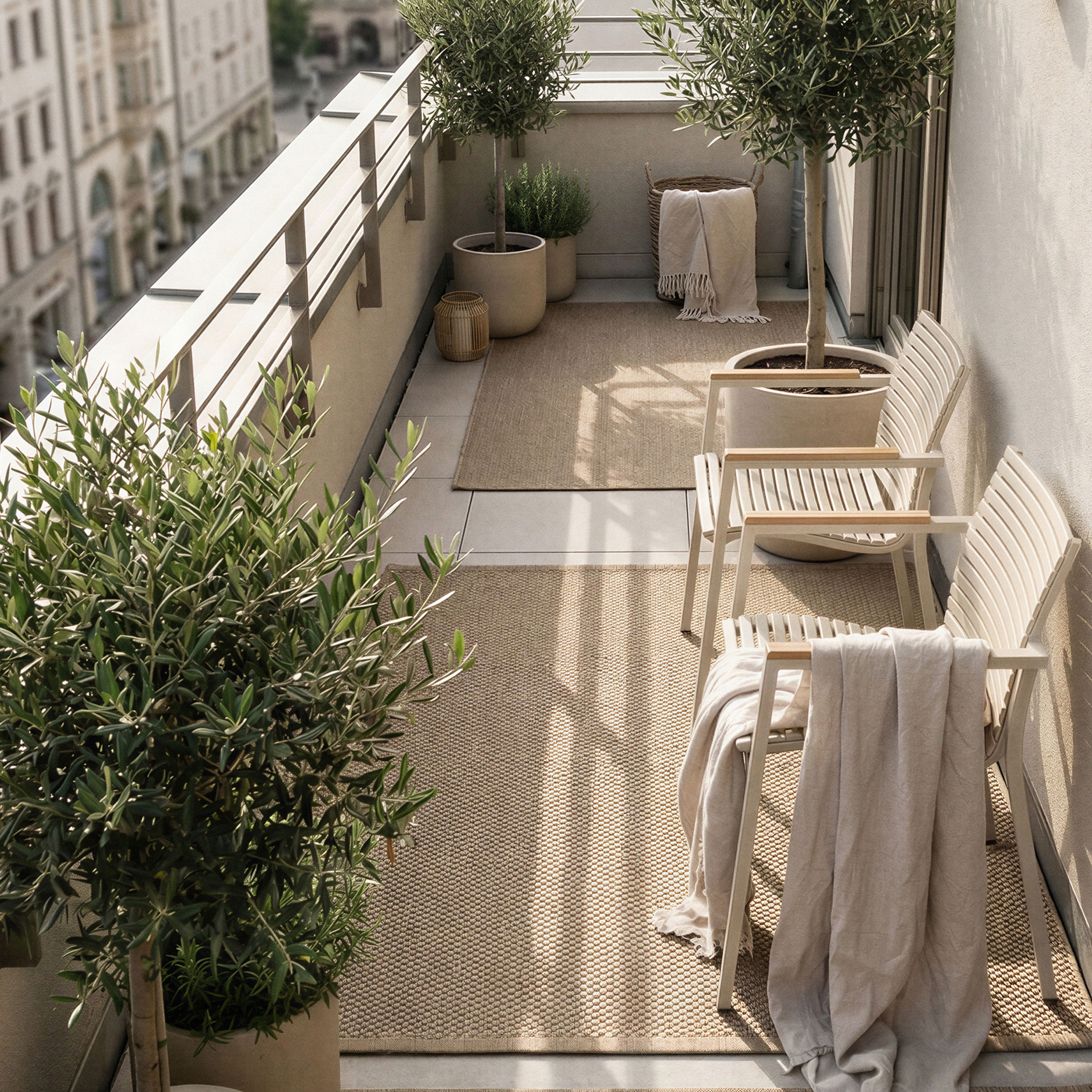 Cinas Mood Square Käsinojallinen Tuoli Sandy Grey/Teak