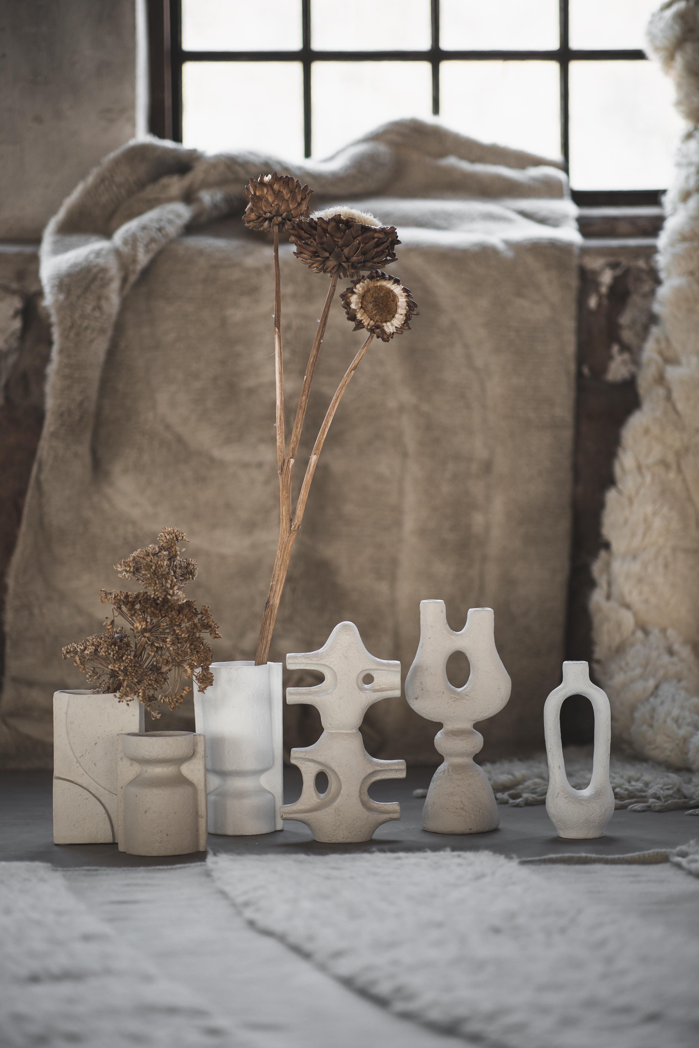 Jakobsdals Alba Vase Weiß L