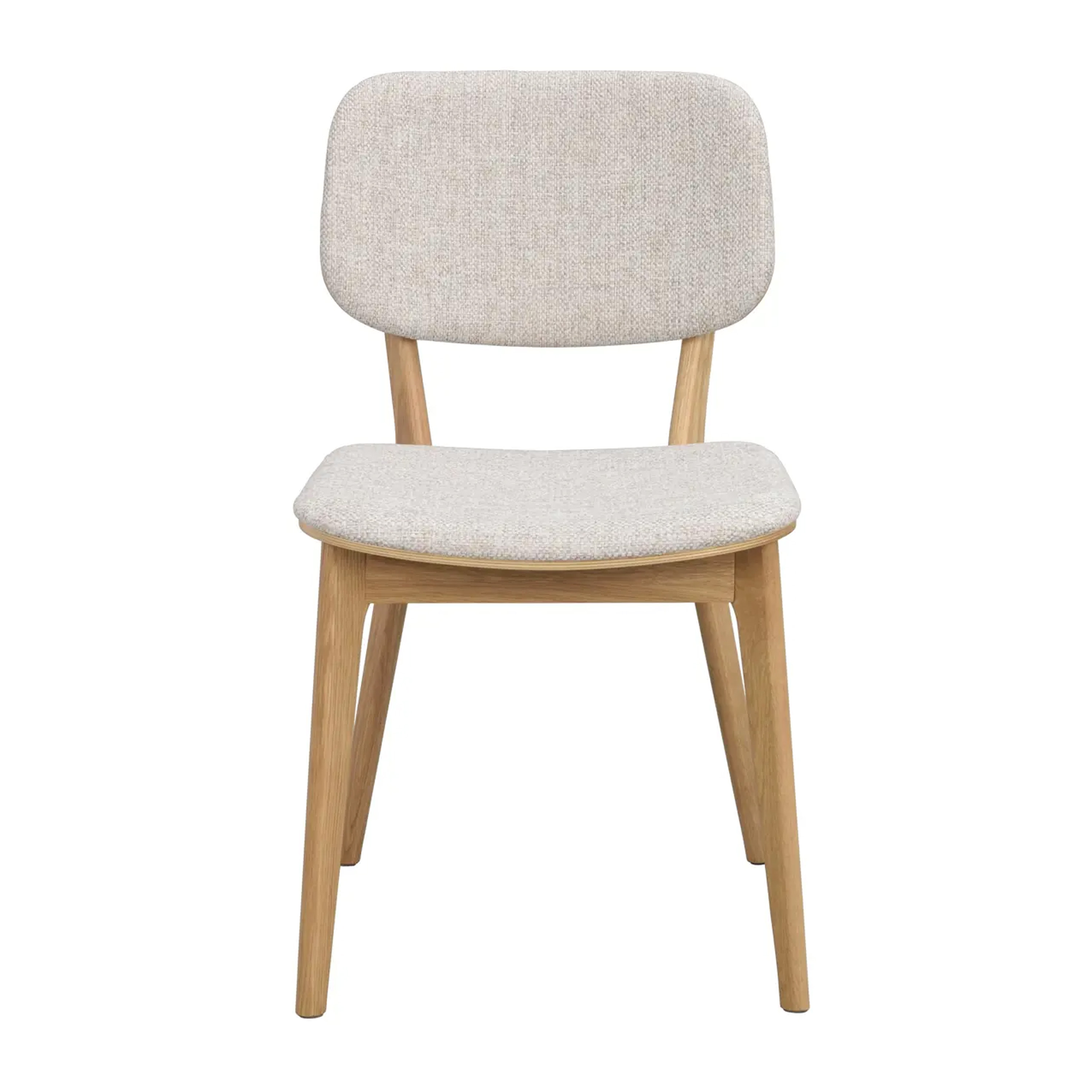 Barrett Matstol Ek/Ljusbeige