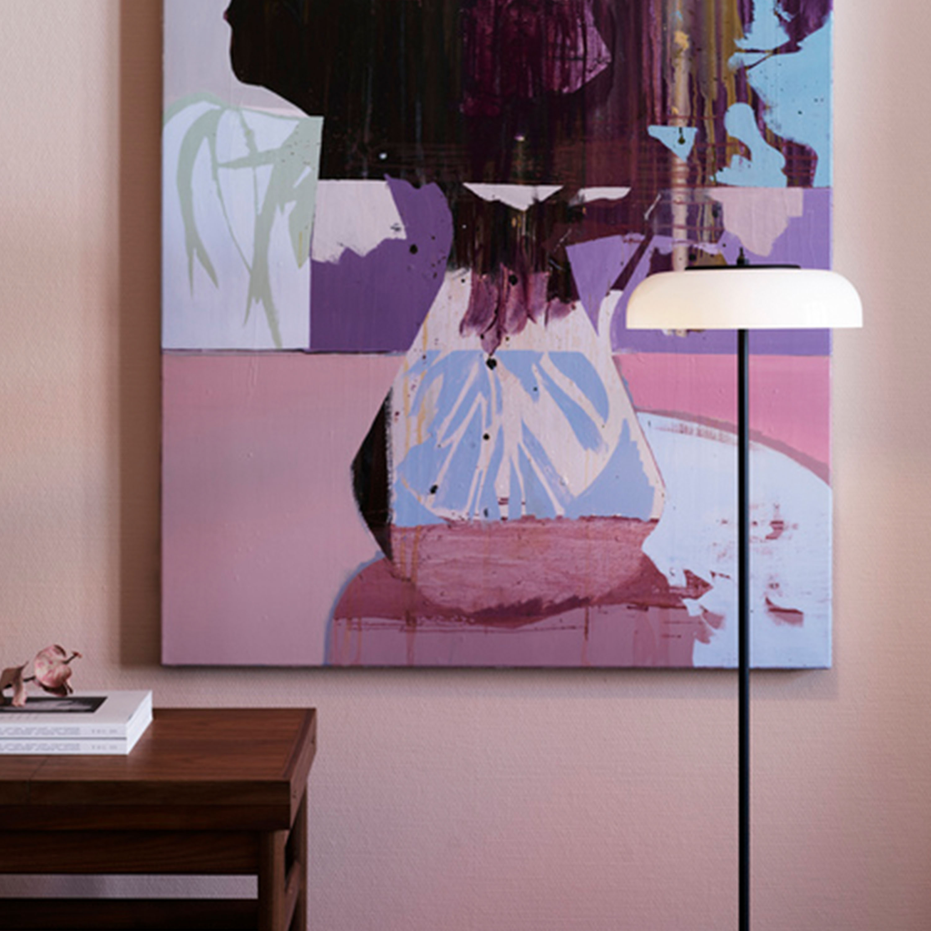 Nuura Blossi Golvlampa Black/Opal