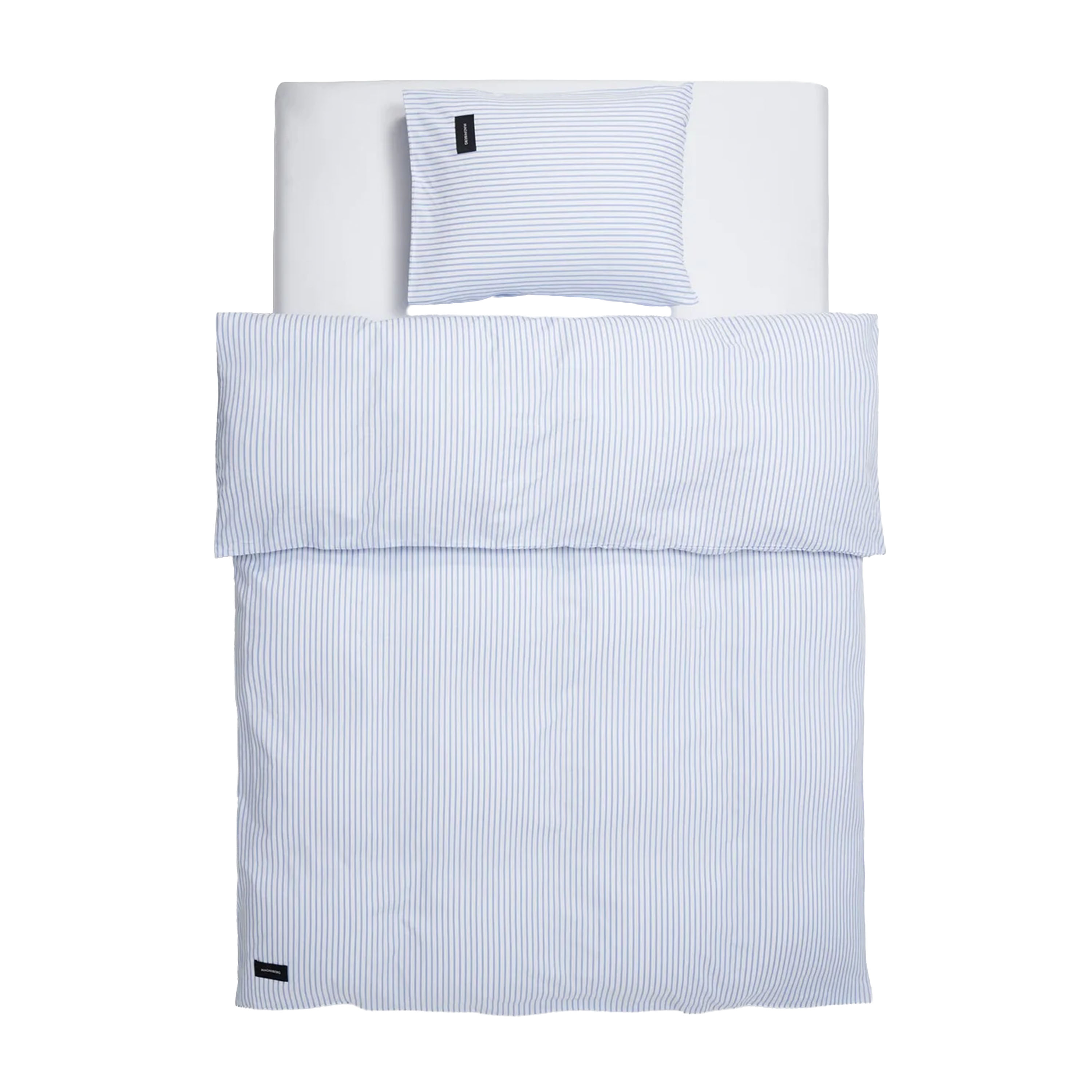 Magniberg Wall Street Oxford Dynetrekk Striped White 150x210