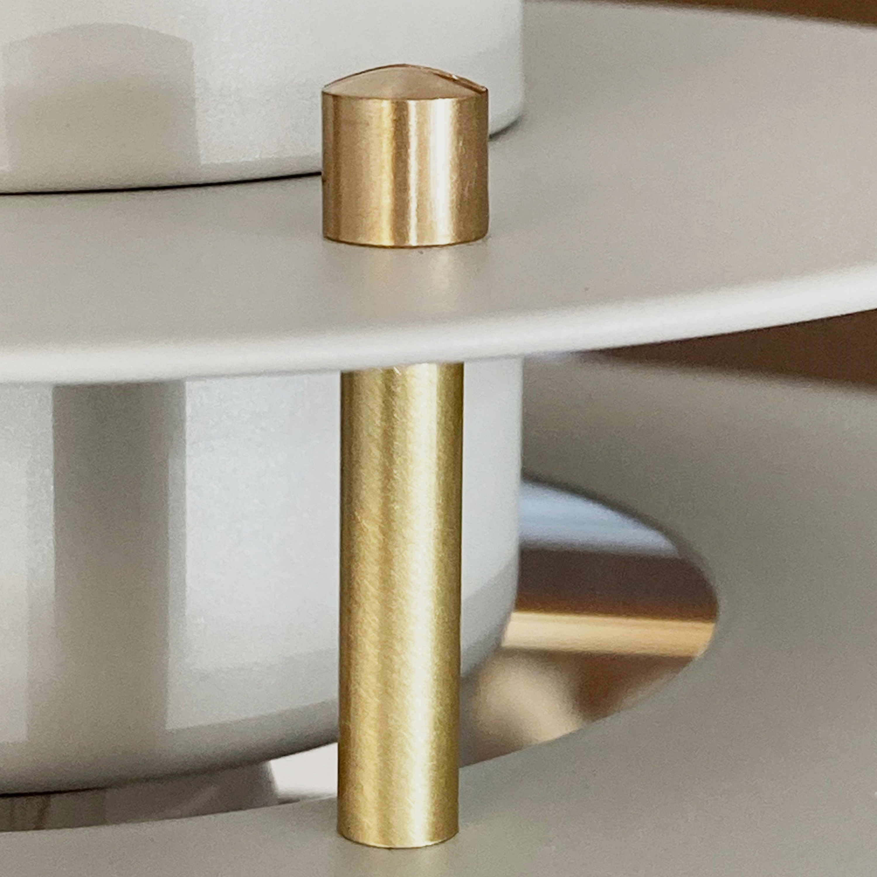 Belid Primus I Pendel Sand/Messing Ø43