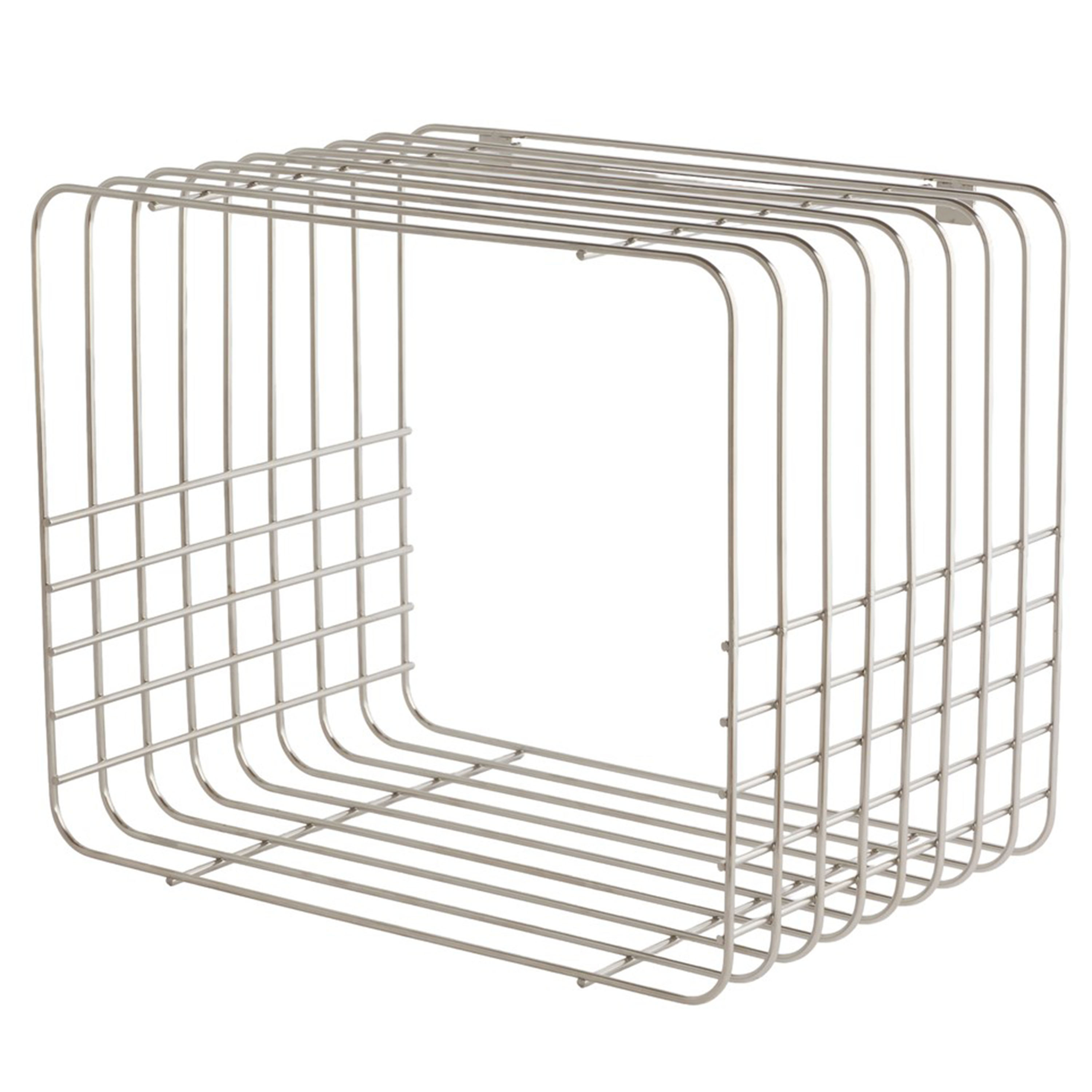 Wire Short Wandregal Chrome 38x31