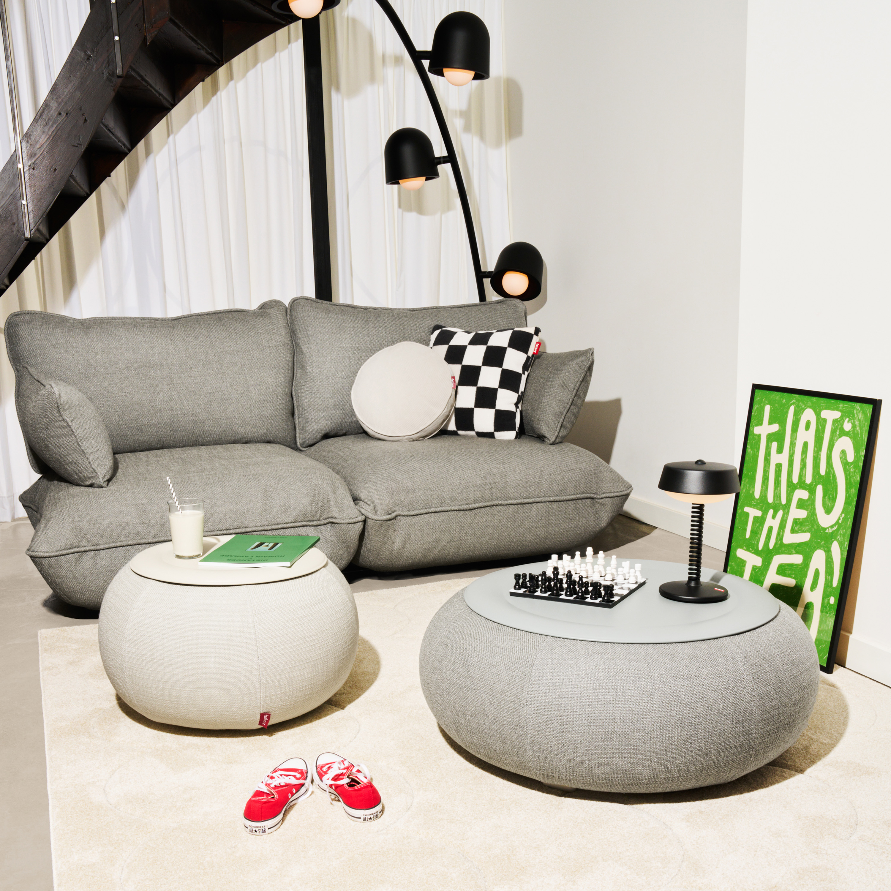 Fatboy Dumpty Soffbord Mouse Grey Ø87