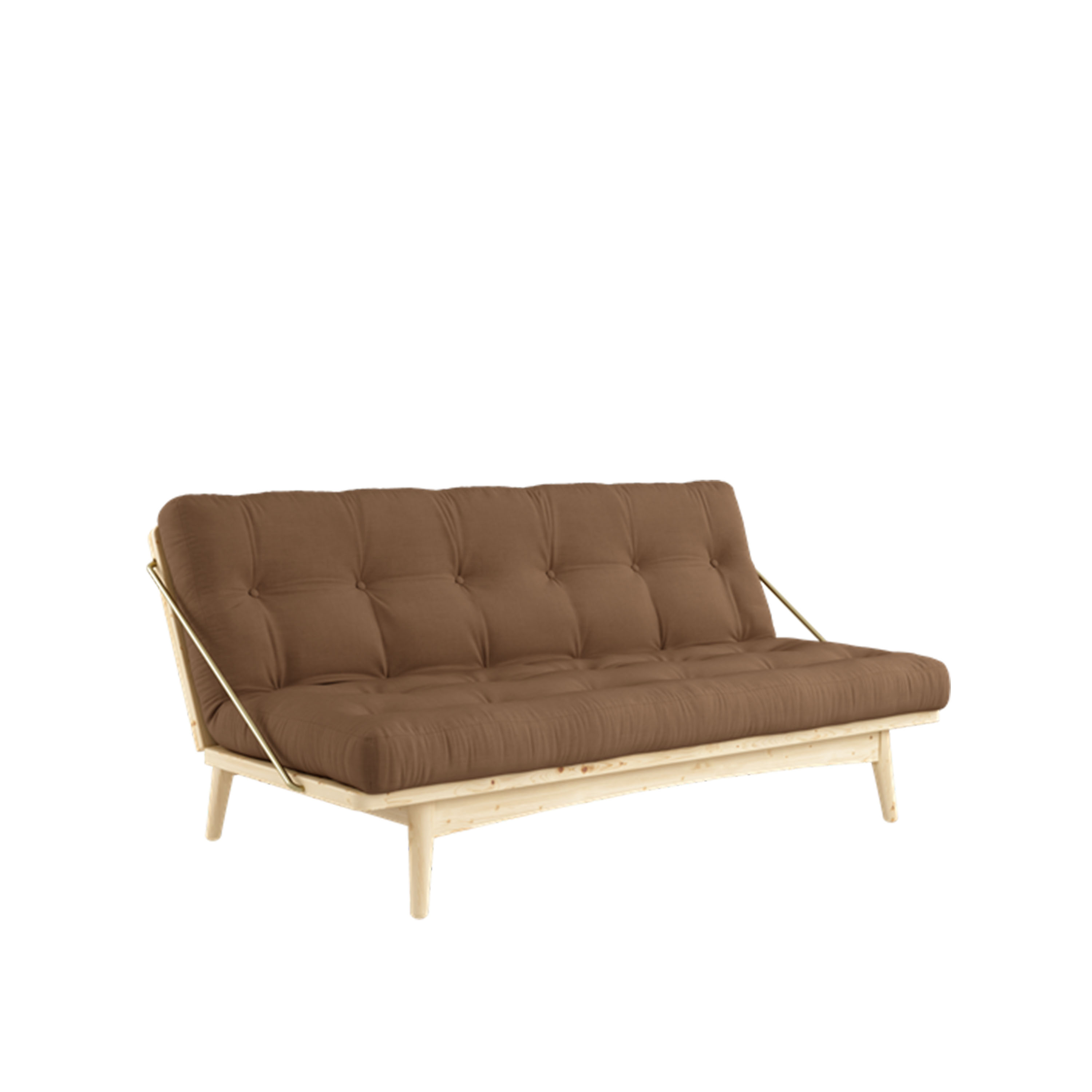 Folk Bäddsoffa Natur/Mocca 190cm