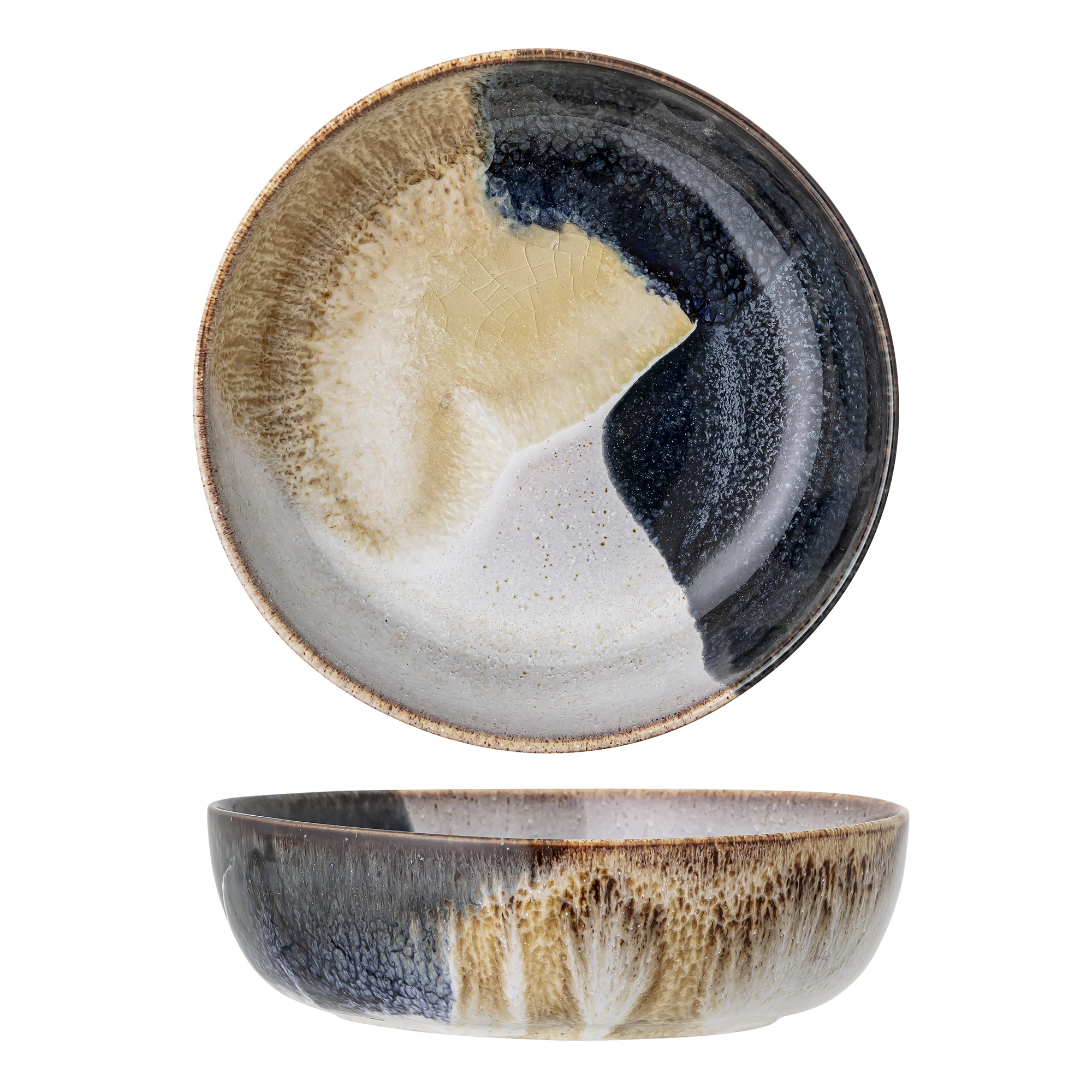 Bloomingville Jules Skål Grey Ø17.5 4-pack