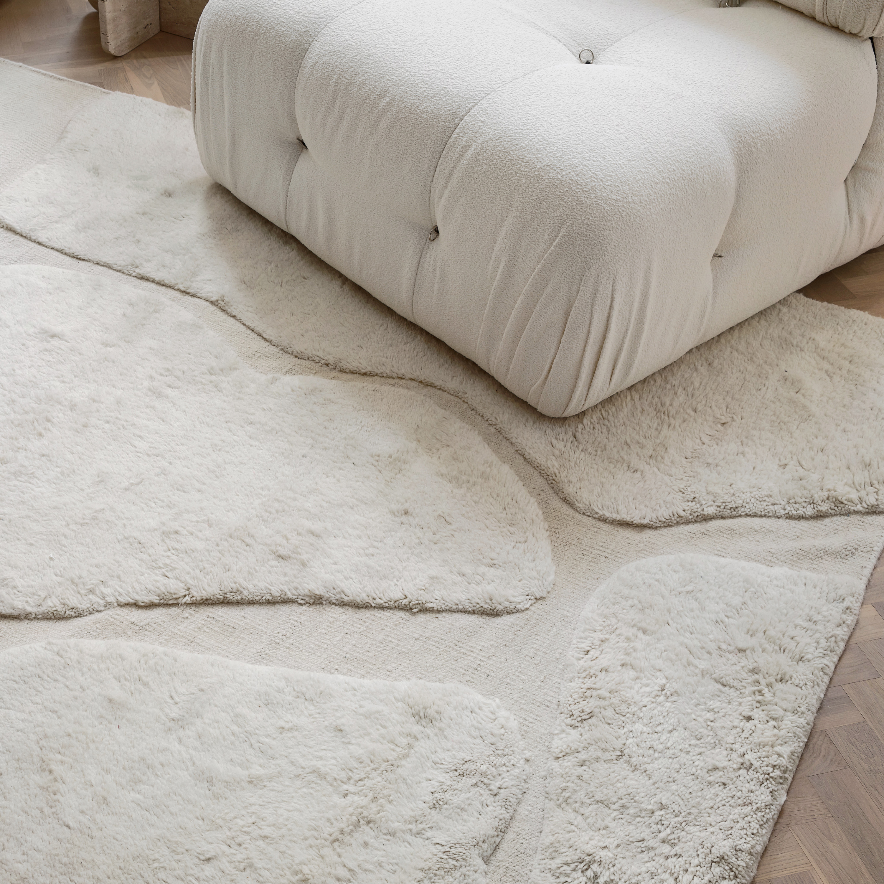 Vienna Wollteppich Offwhite 170x230