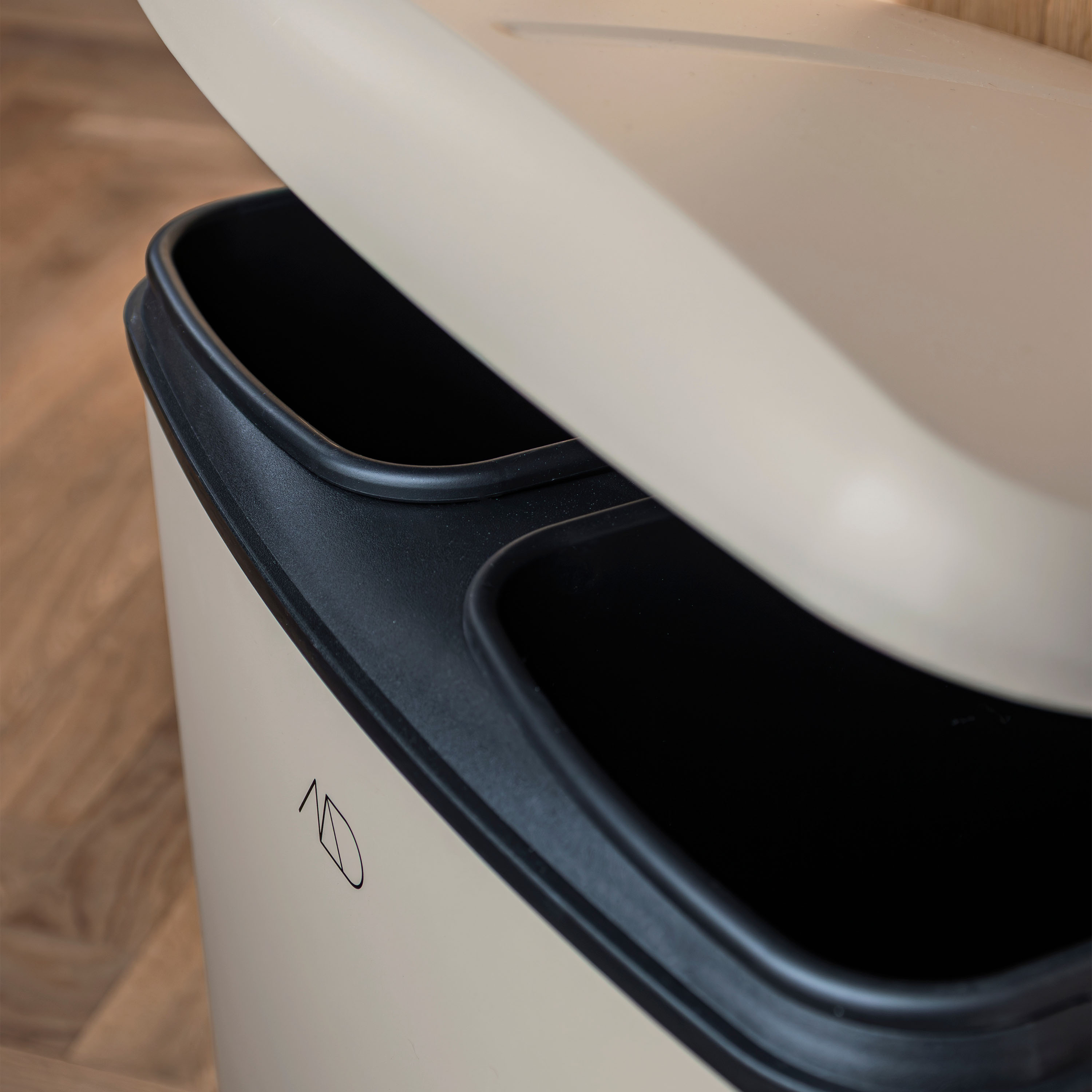 Mette Ditmer Wonda Recycle Treteimer Sand 50cm