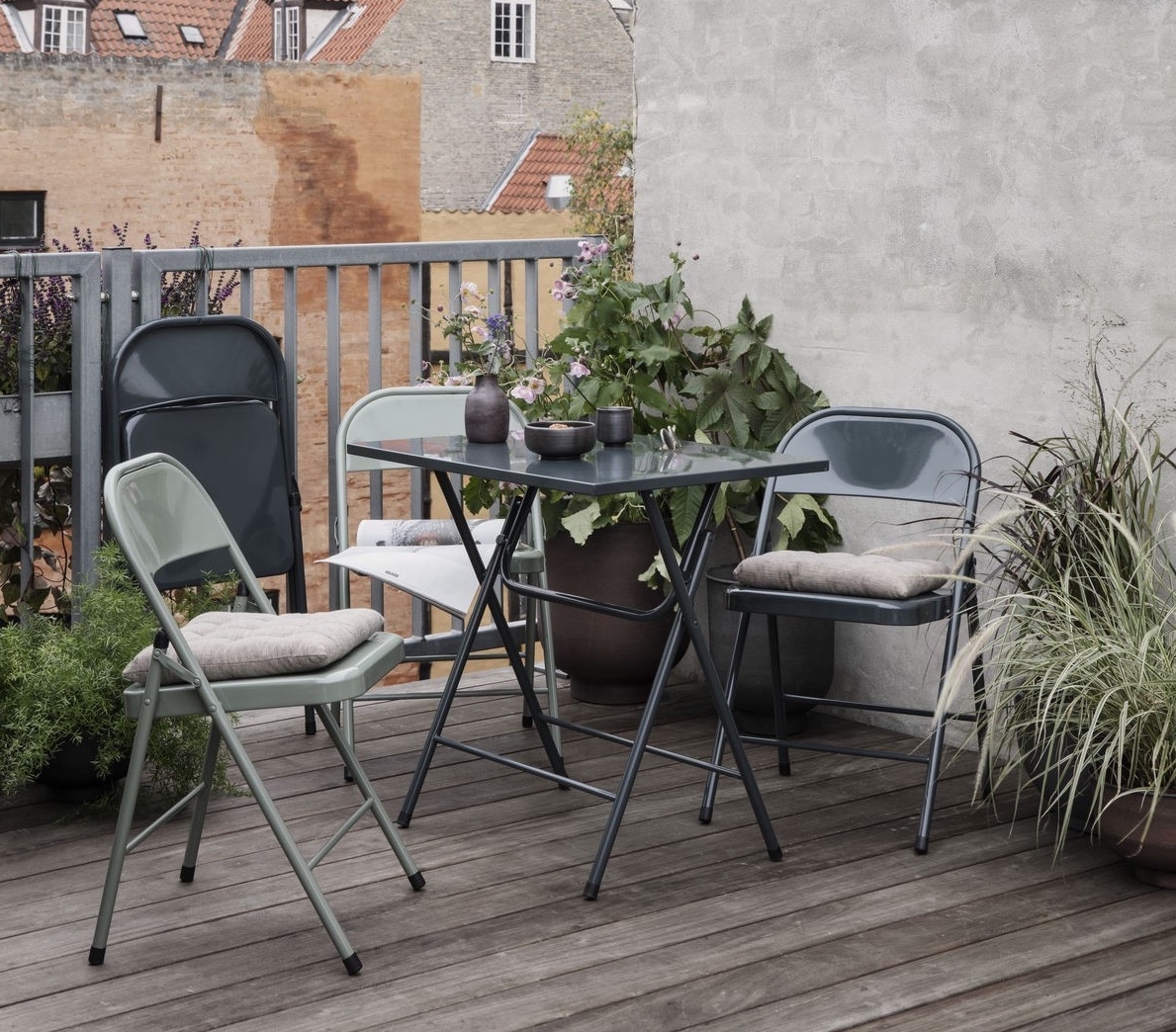 House Doctor Vig Krukor Hög Grå 2-pack