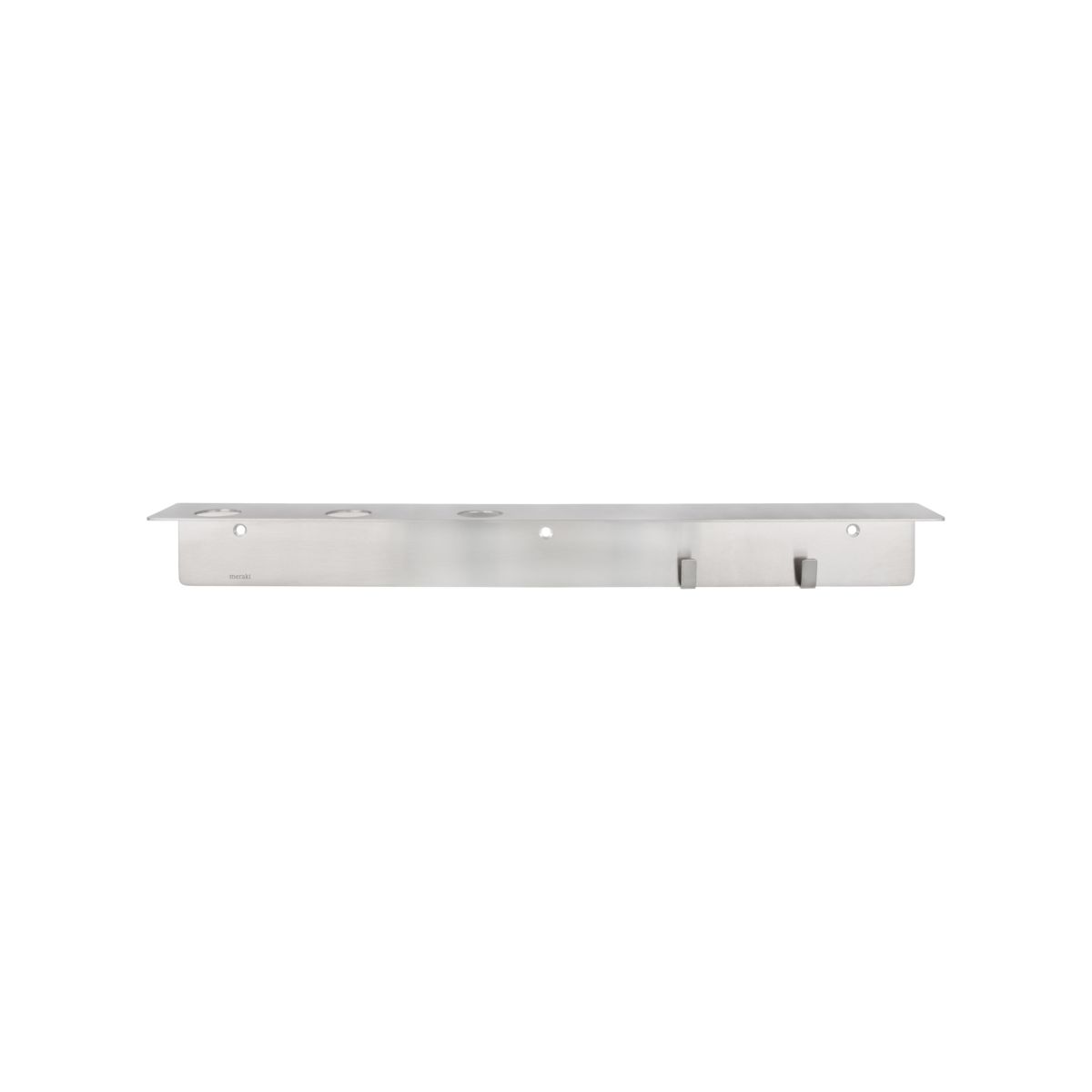 Meraki - Wandhalterung mit Haken Silber 50cm - Haken & Hänger