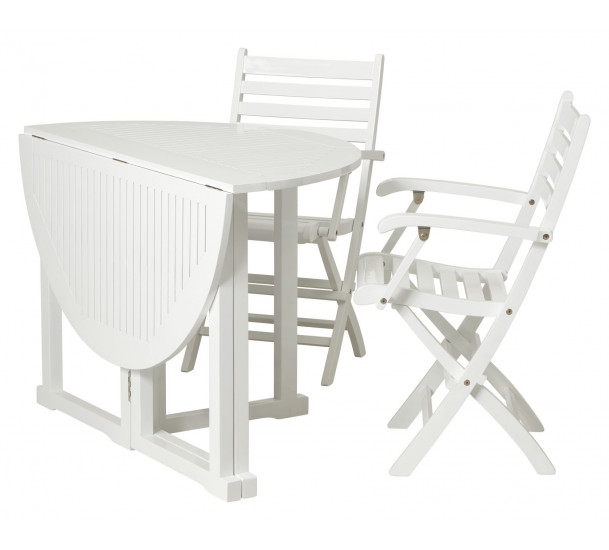 Cinas Butterfly Balkongbord White Ø110