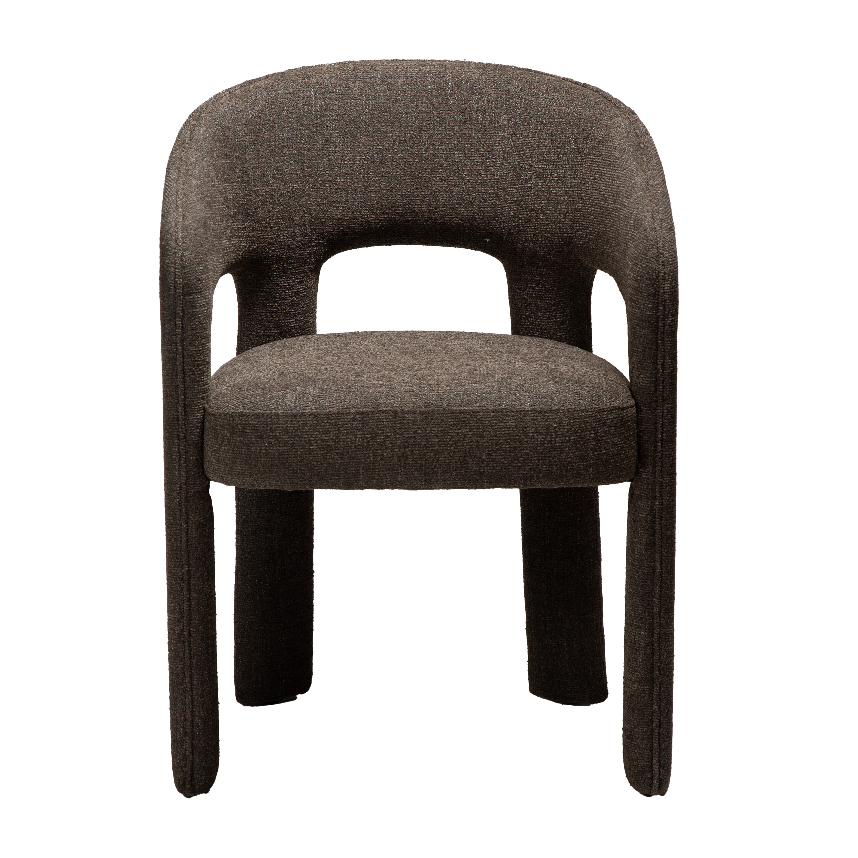 Dan Form Splendor Tuoli Major Ruskea Bouclé