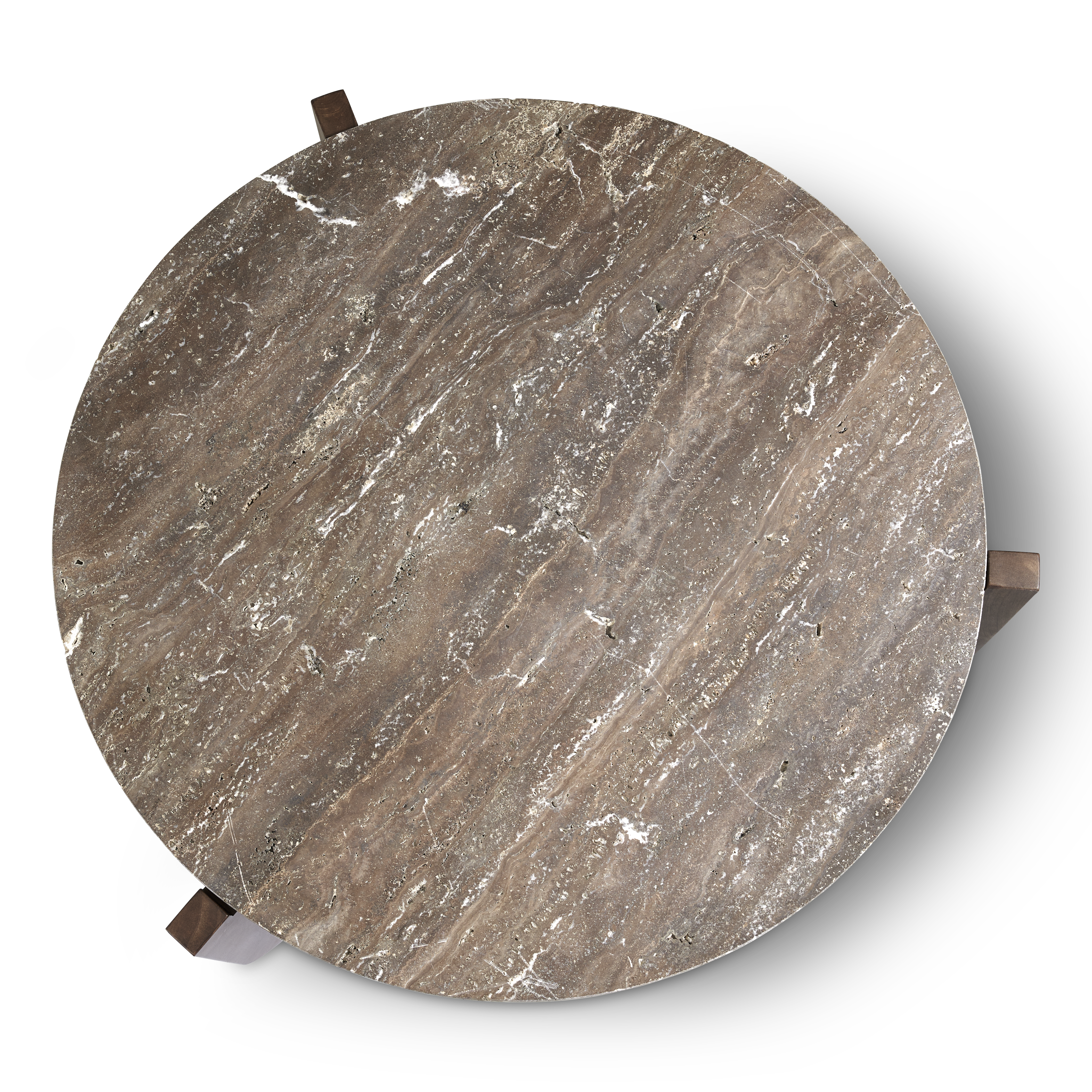 Jakobsdals Tabella Couchtisch Travertin Grau Ø100