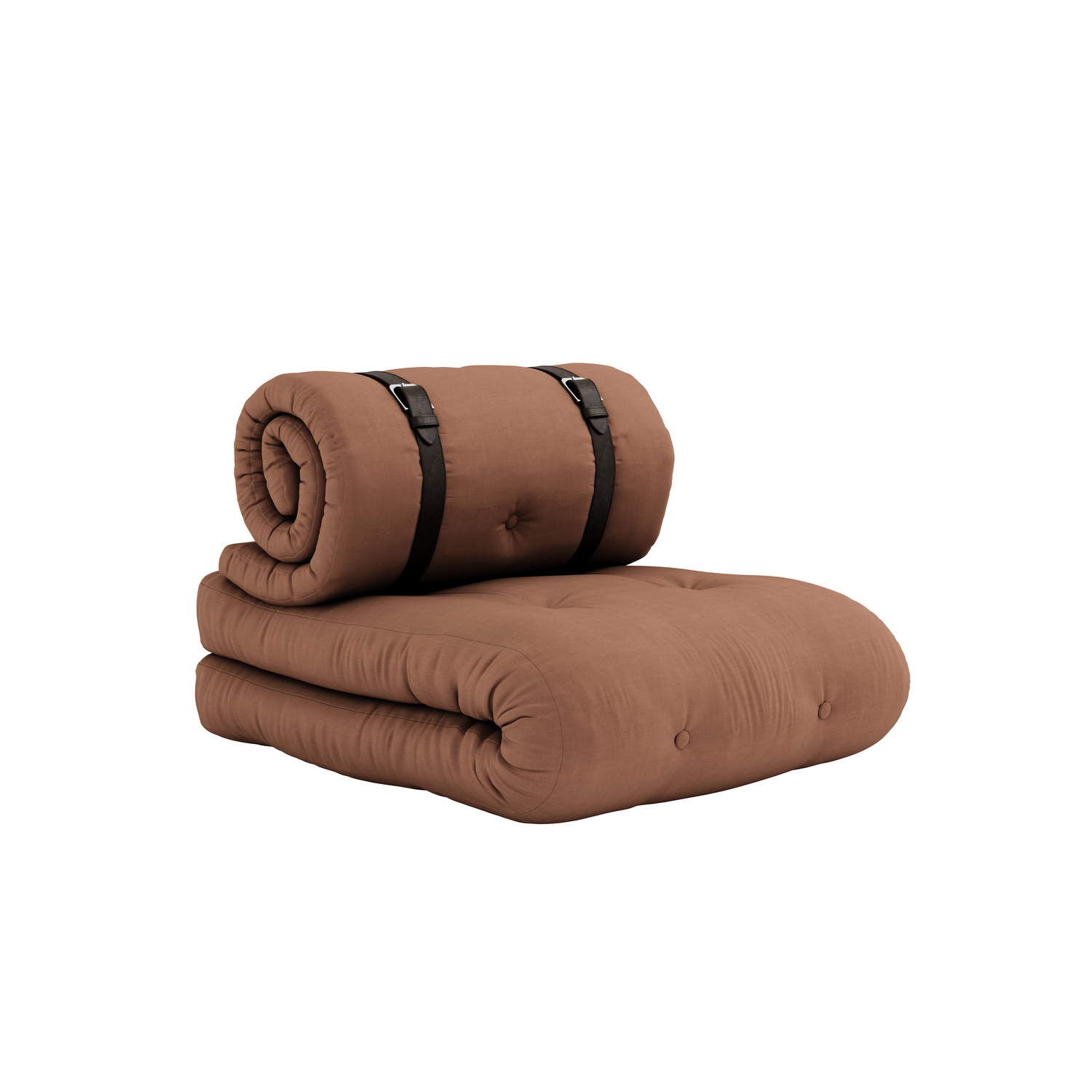 Karup Design - Buckle-Up Loungematratze Clay Brown - Braun - Seitpferd