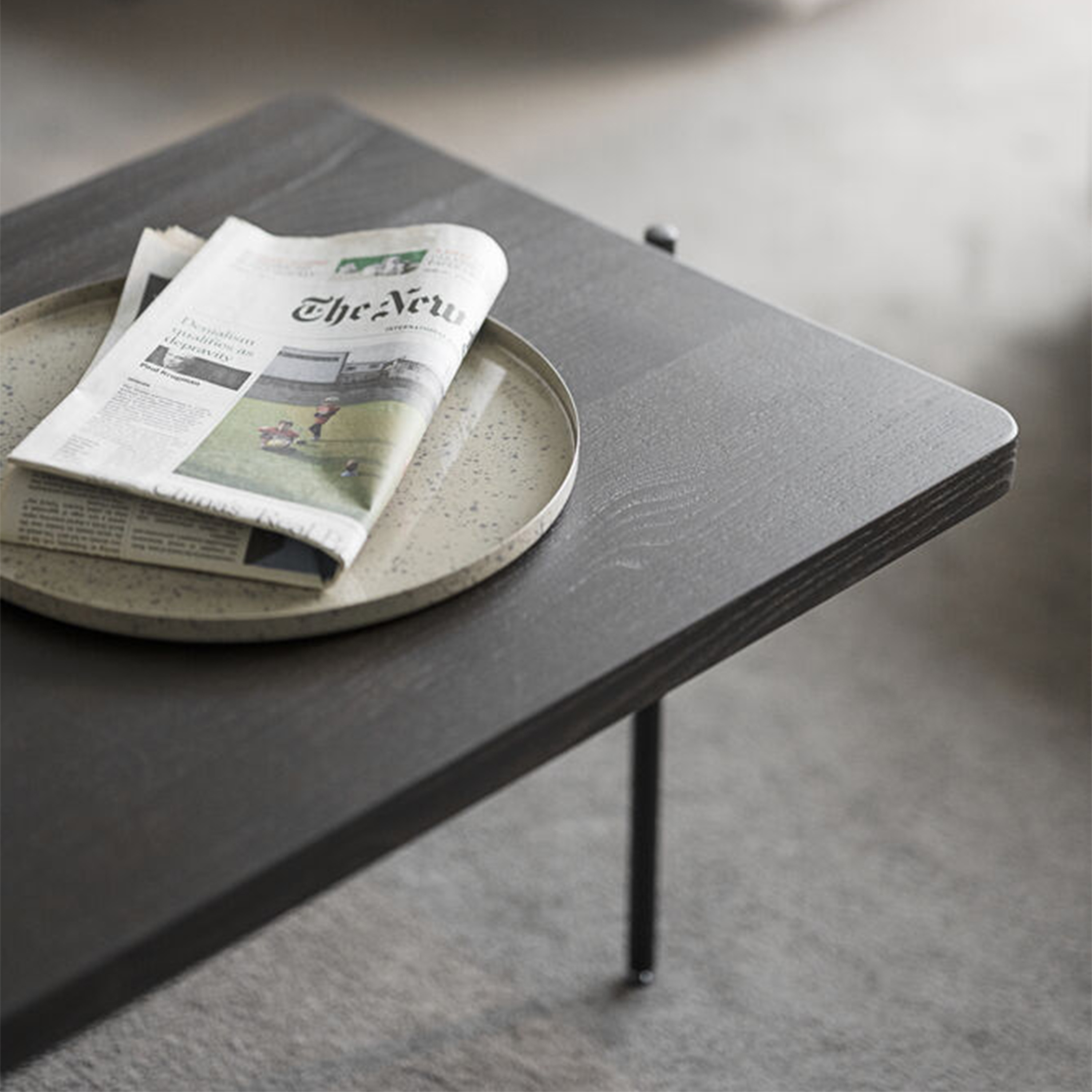 Rowico Home Shelton Soffbord Brun/Svart 145x60cm