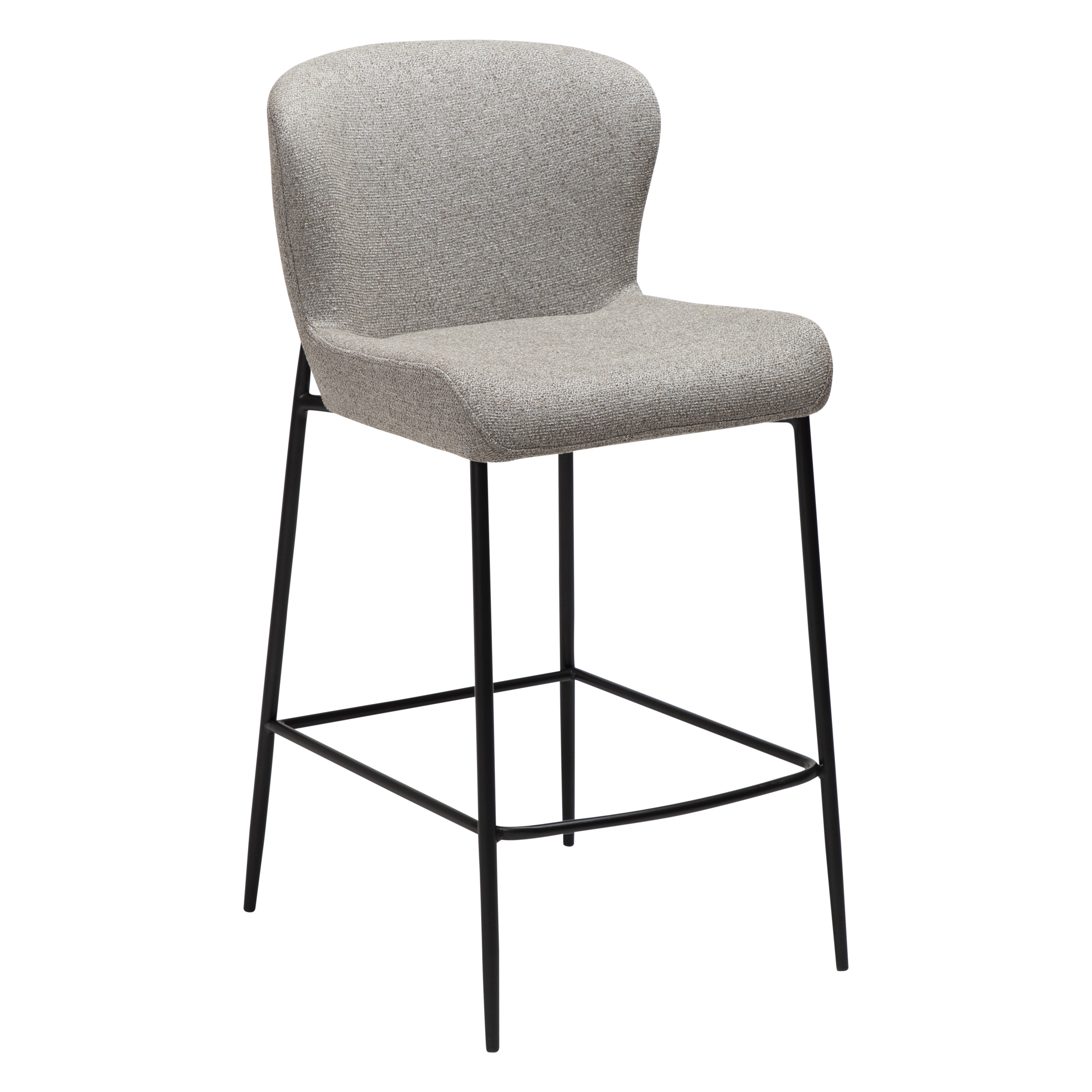 Dan Form - Glam Barstol Bouclé Brown 67cm - Brun