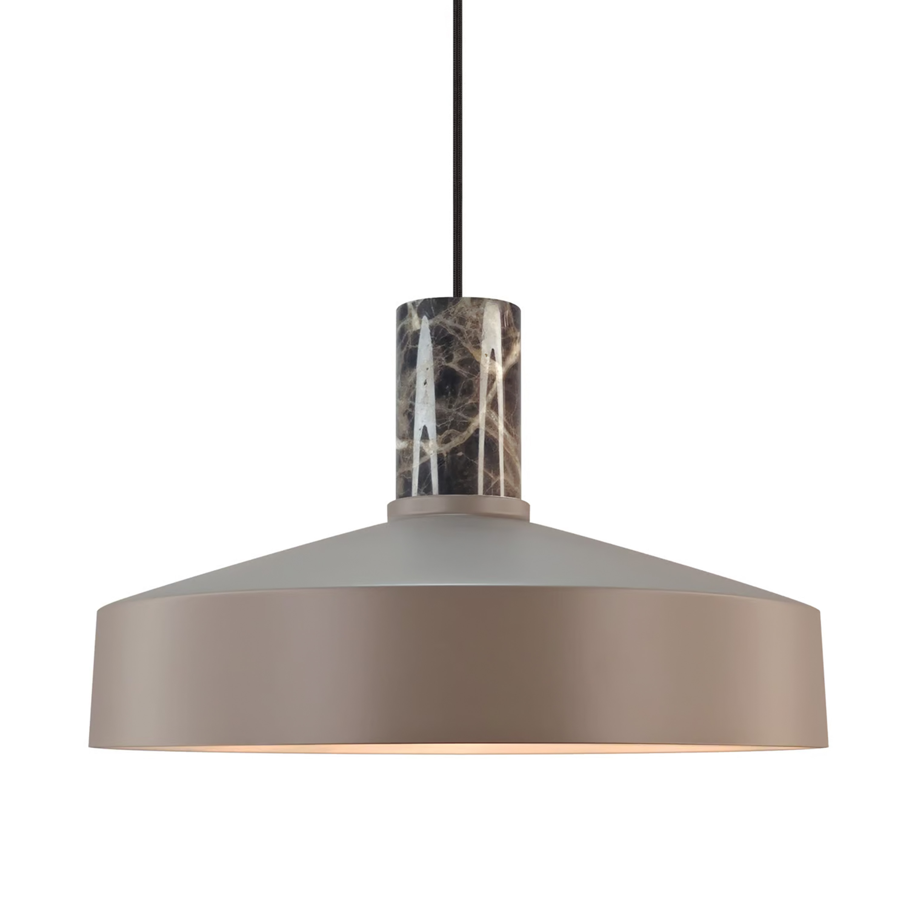 Nordlux Elvas marble Kattovalaisin Vaalea ruskea Ø37