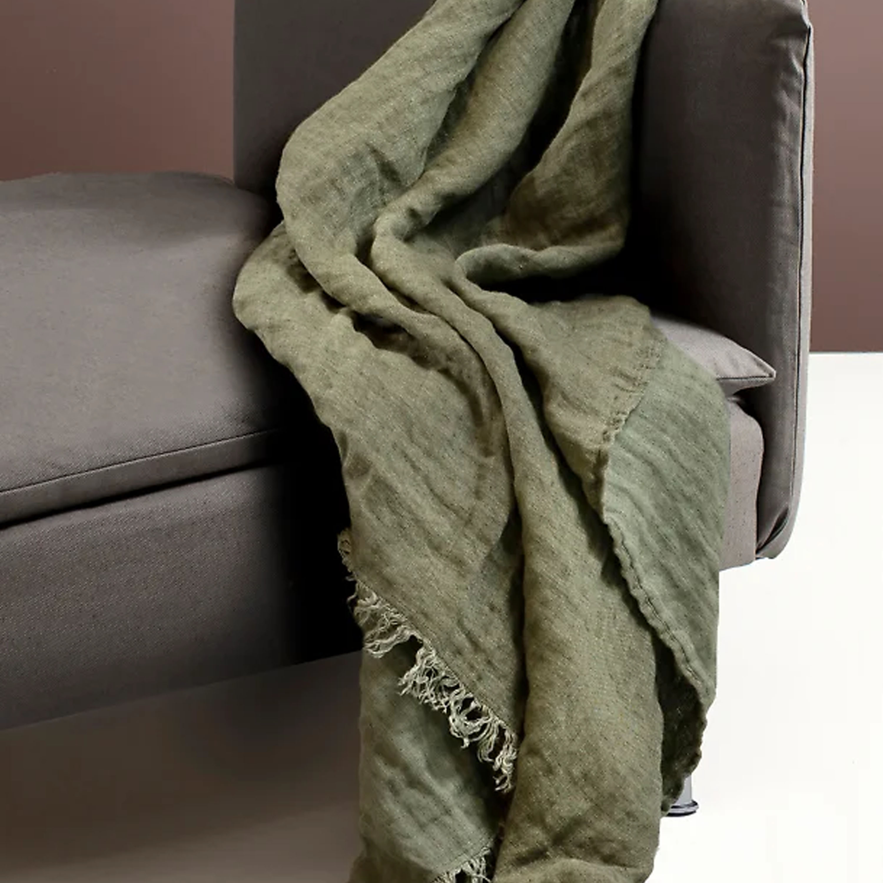 Himla Hannelin Pläd Linne Herbary 130x170