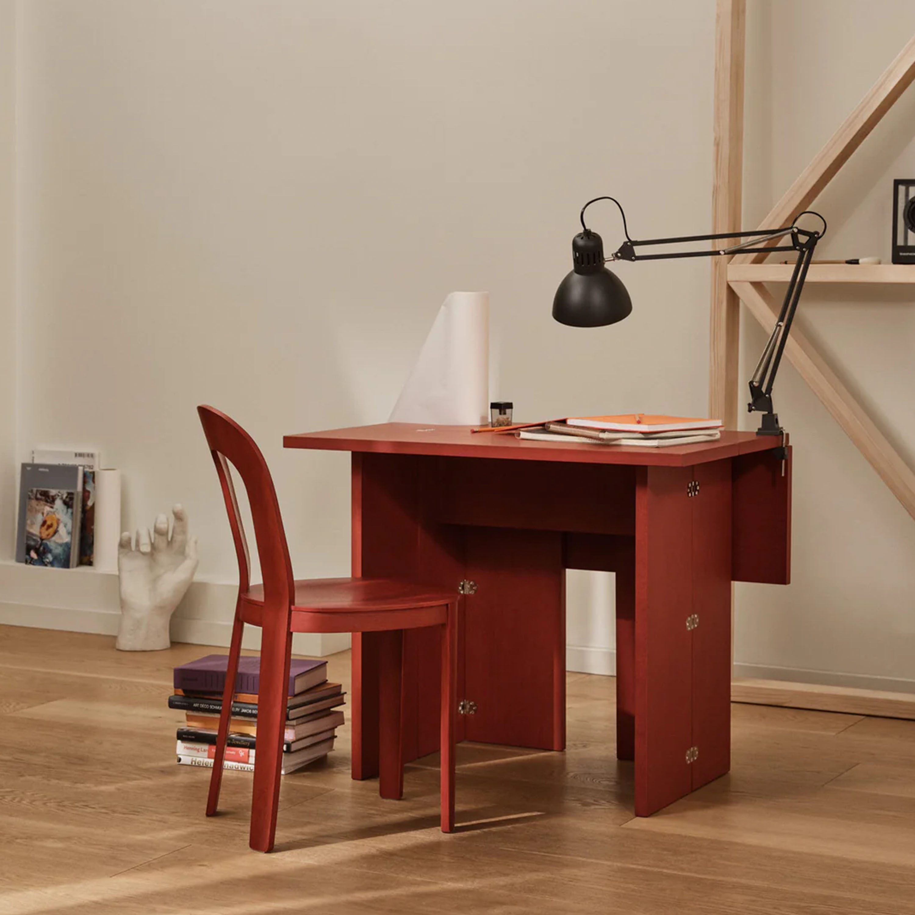 Design House Stockholm Flip Bord Red 90x90