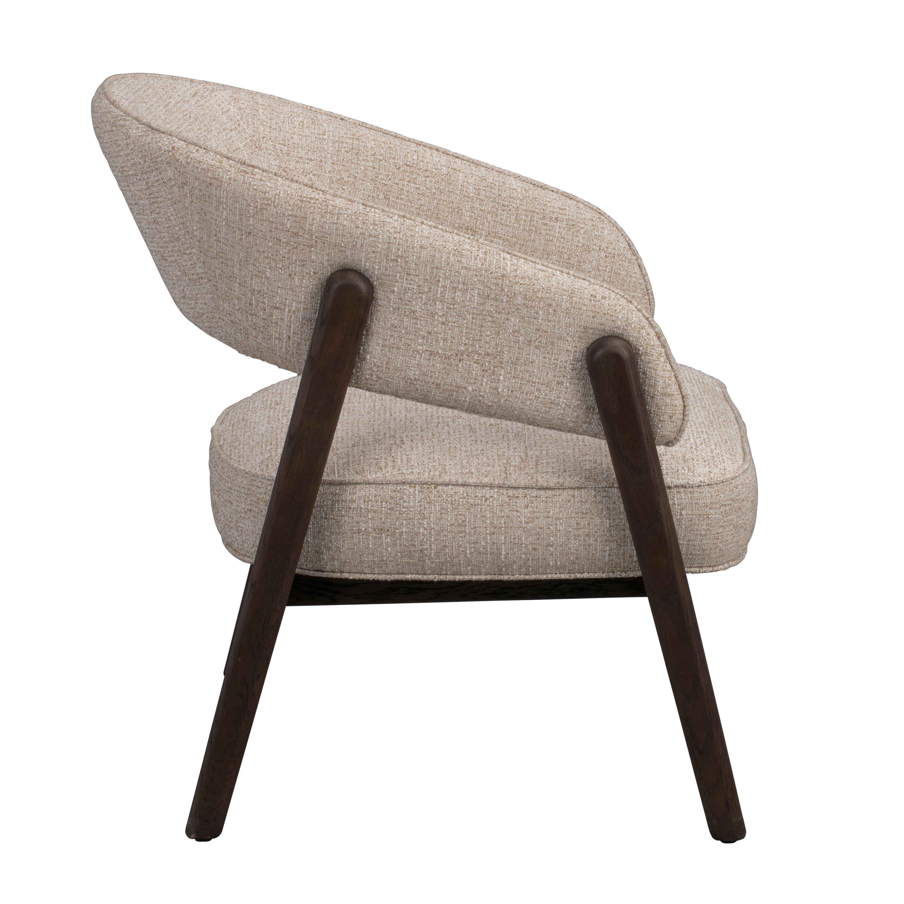 Rowico Home Barnaby Loungesessel Hellbeige/Eiche