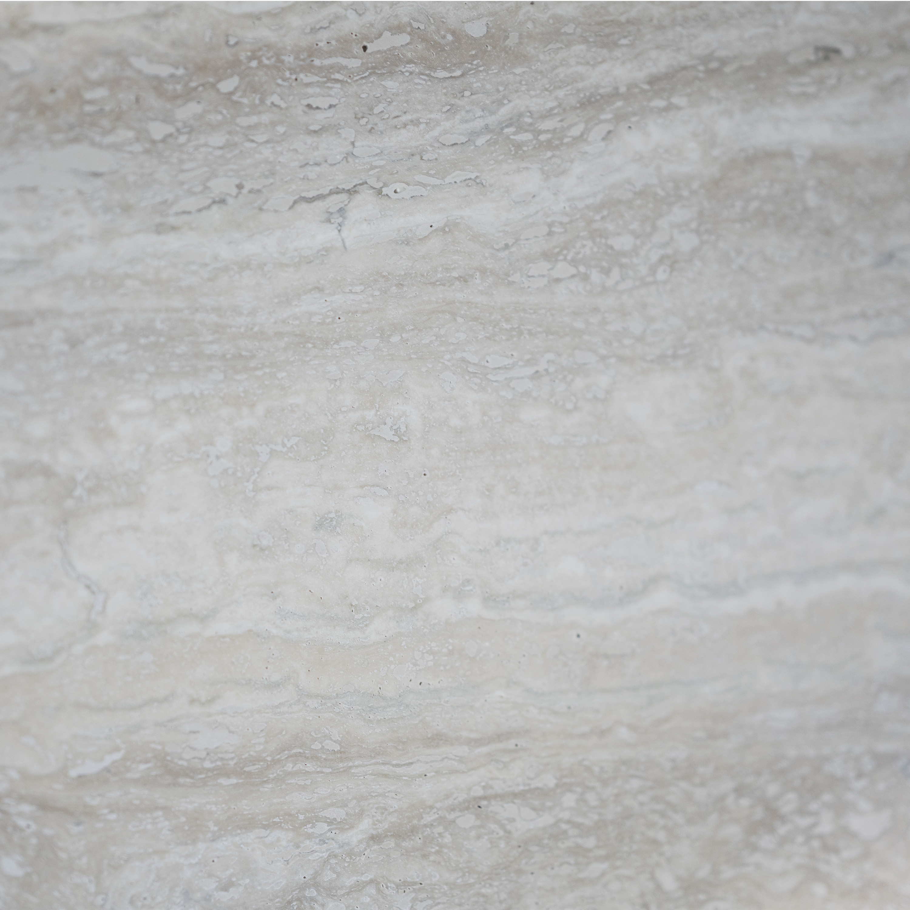 Rowico Home Taransay Soffbord Beige Travertin/Vitpigmenterad Ek Ø60