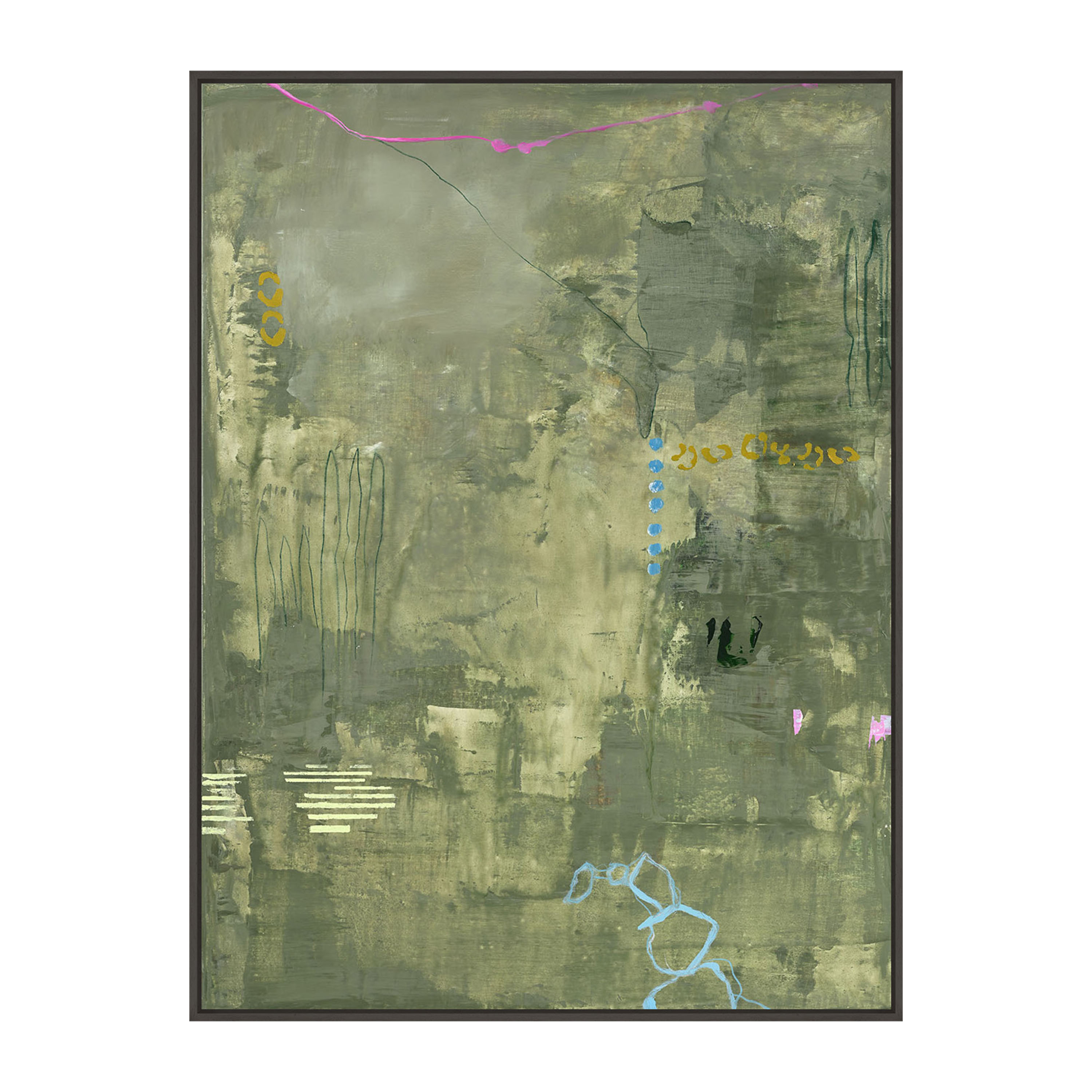 Green Petite Bilde Svart Flytende Ramme 90x120
