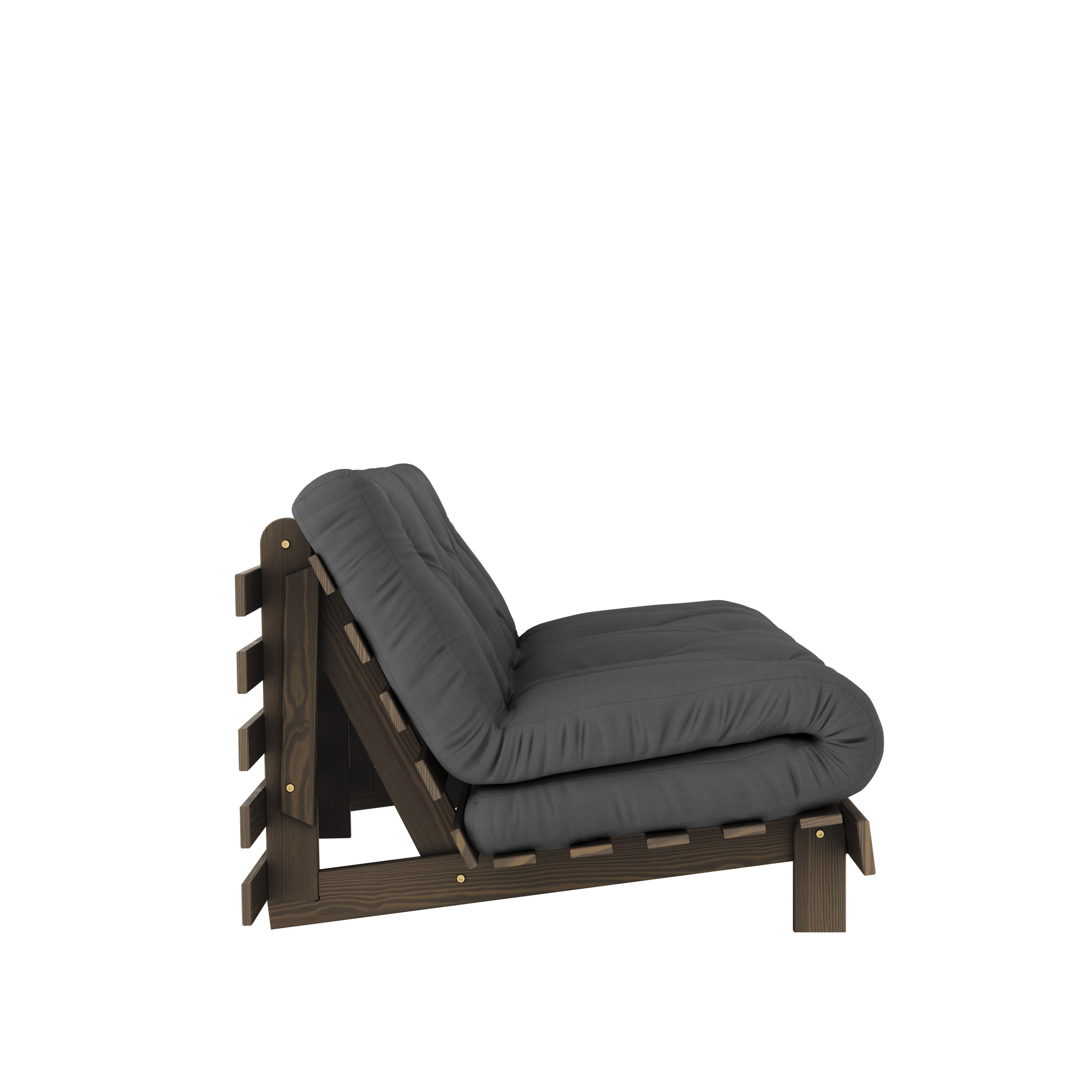 Karup Design Roots Vuodesohva Ruskea/Dark Grey 160cm