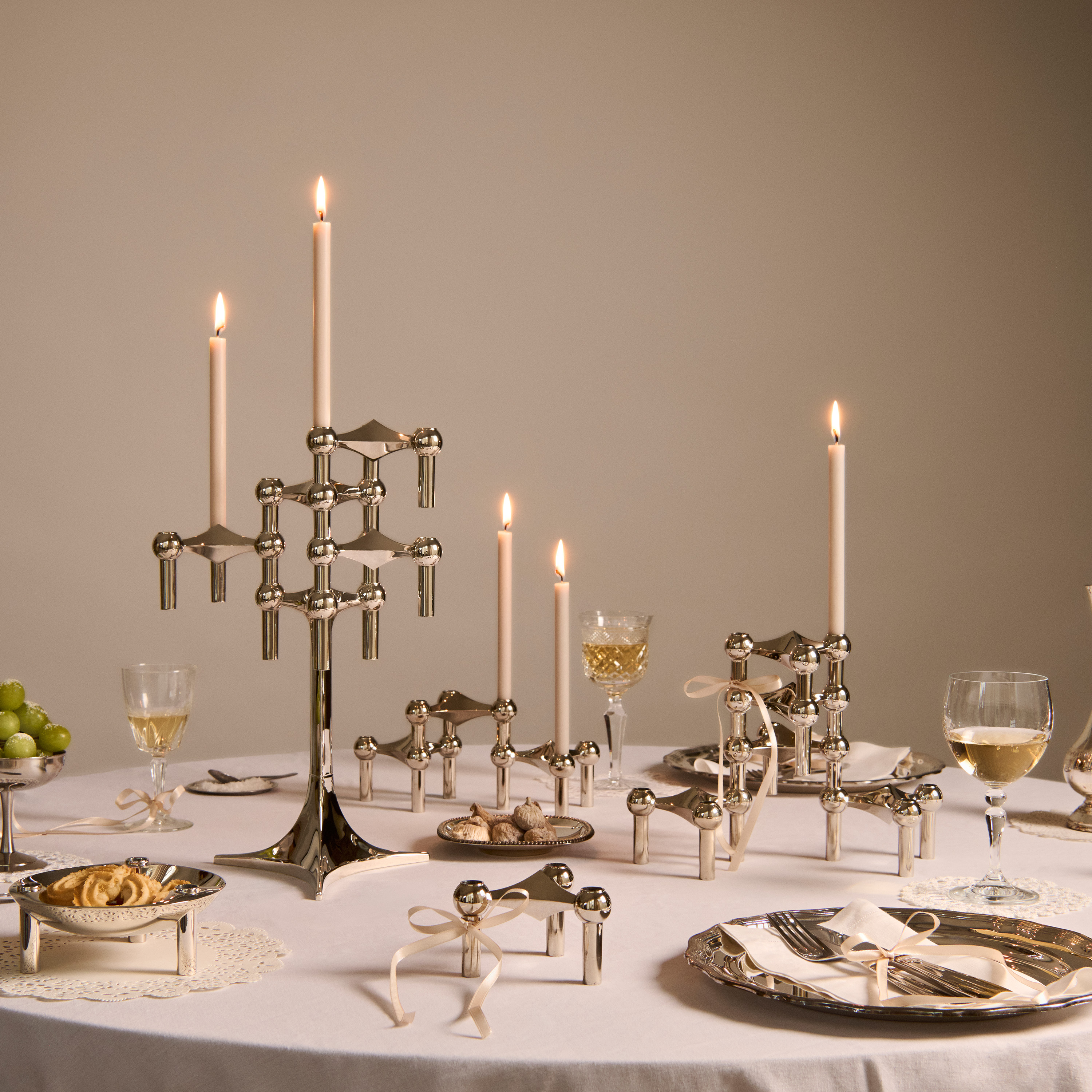 Stoff STOFF Nagel Ljus Linen Grey 12-pack