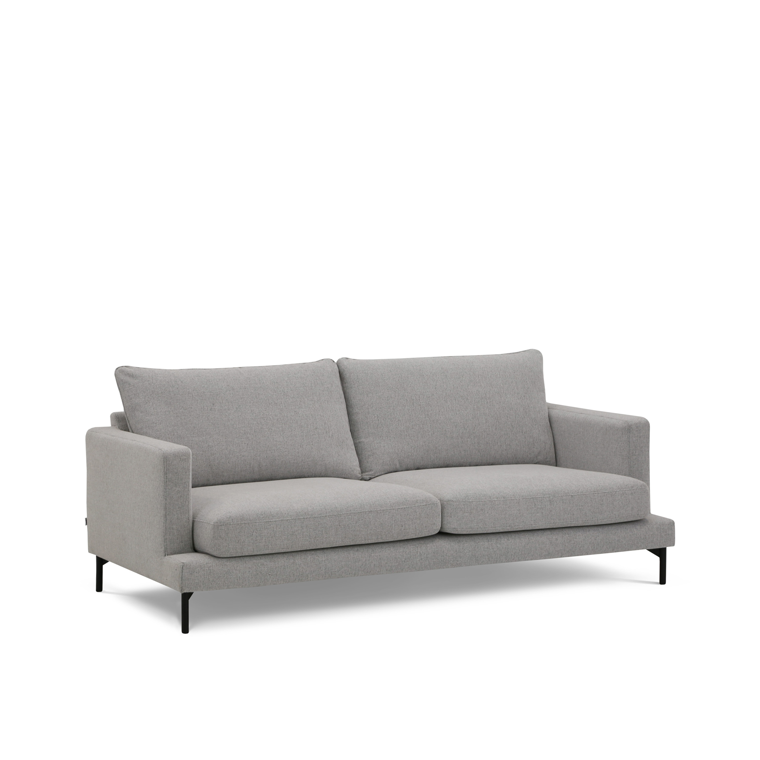 Olivia 3-Sitzer Sofa Silber 206 cm