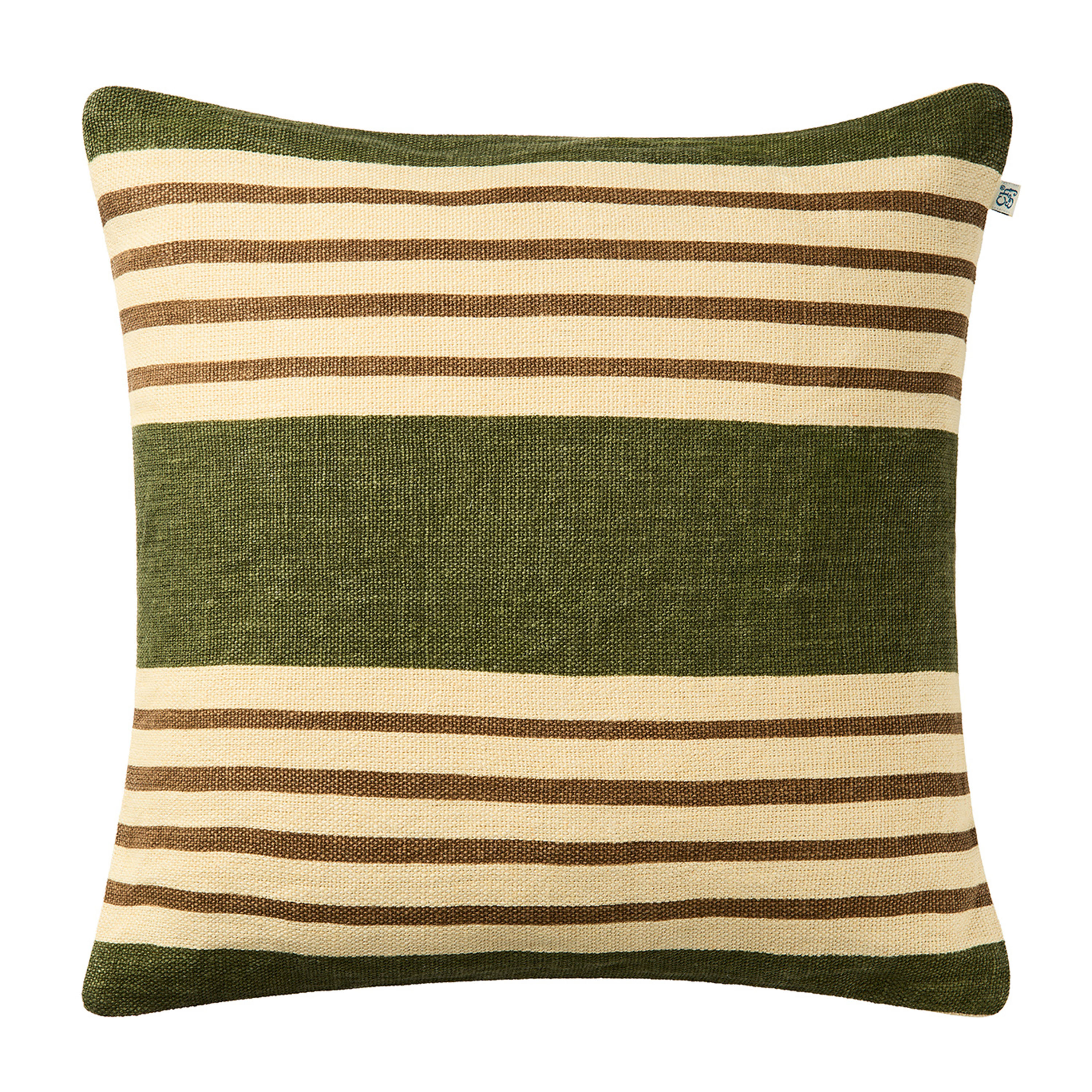 Aria Tyynyliina Cactus Green/Taupe 50x50
