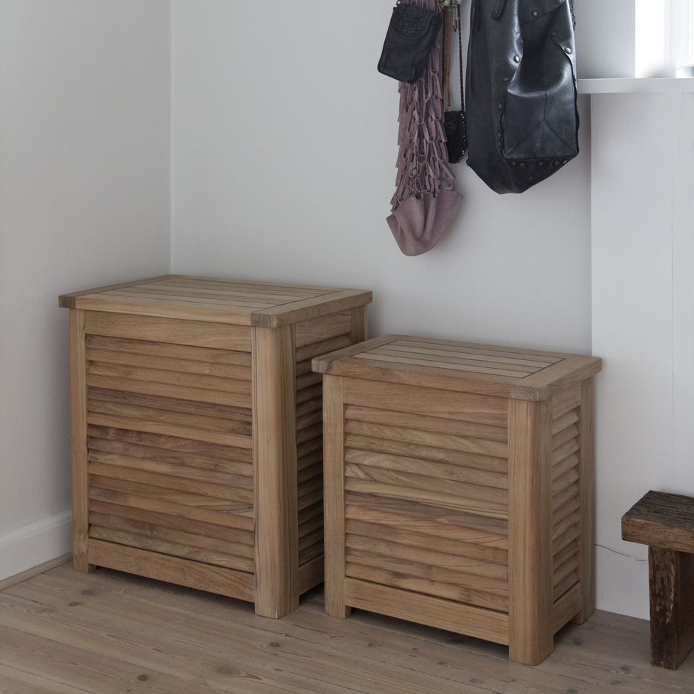 Cinas Classic Pyykkikori Tiikki 55 cm