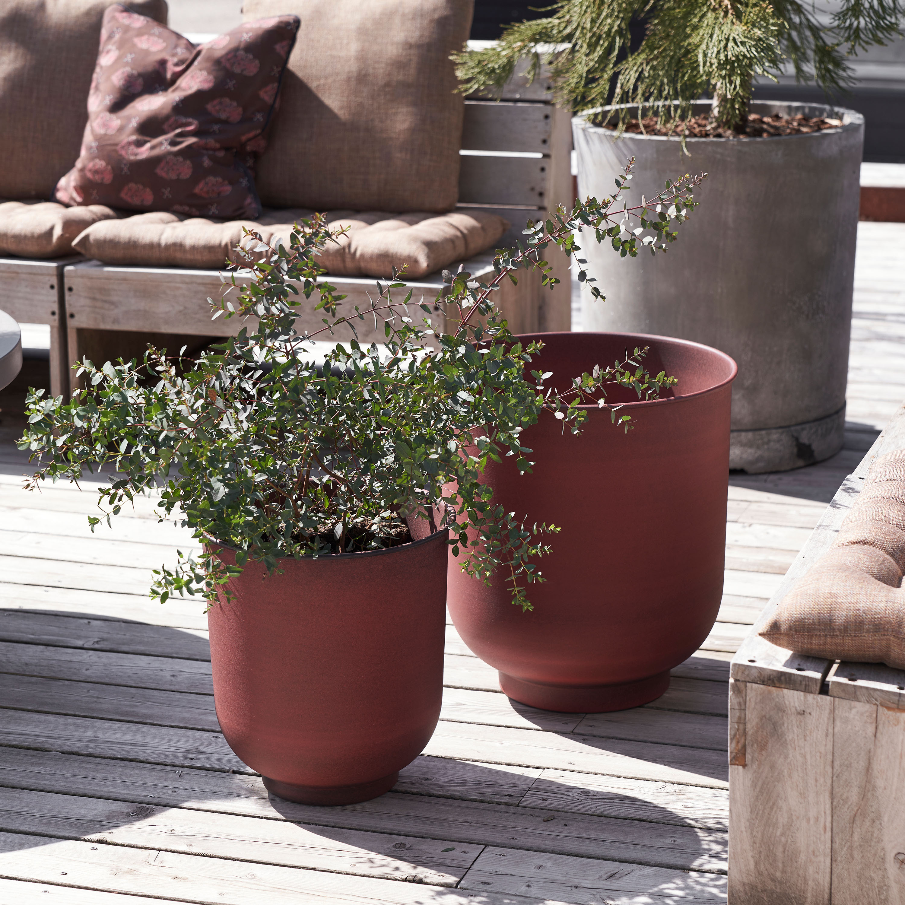 House Doctor Vig Kruka Bränd Henna 2-pack