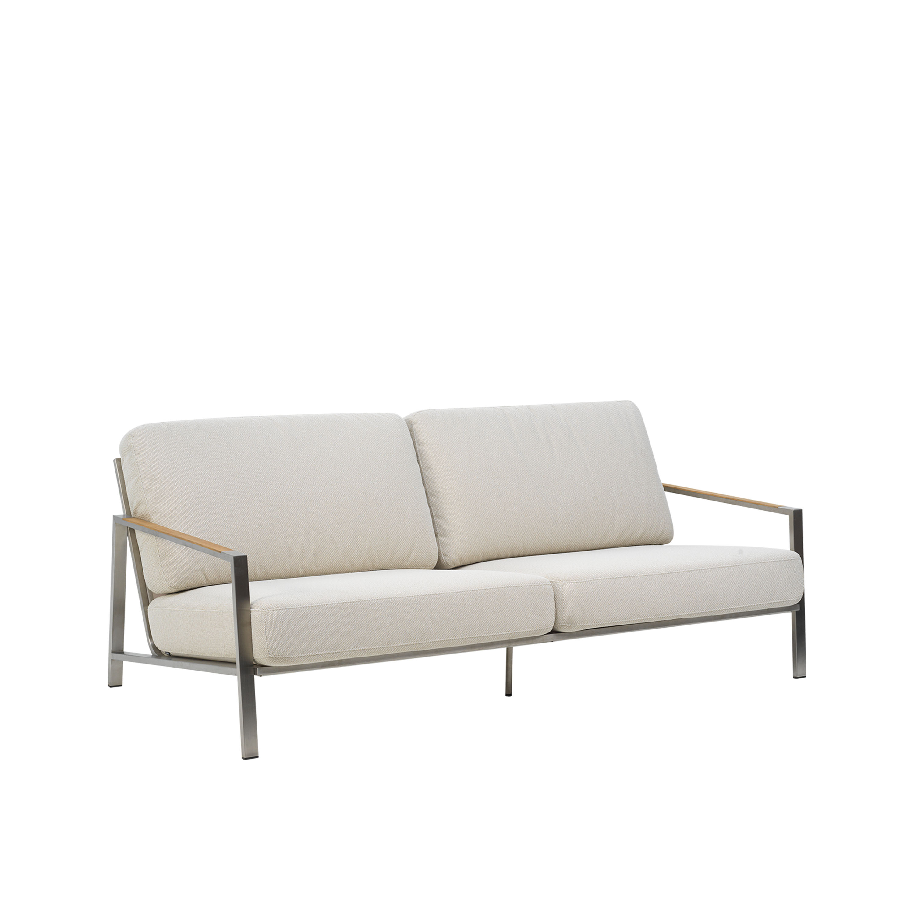 Brafab Naos 2,5-sits Soffa Stainless Steel/Dot Beige 193cm