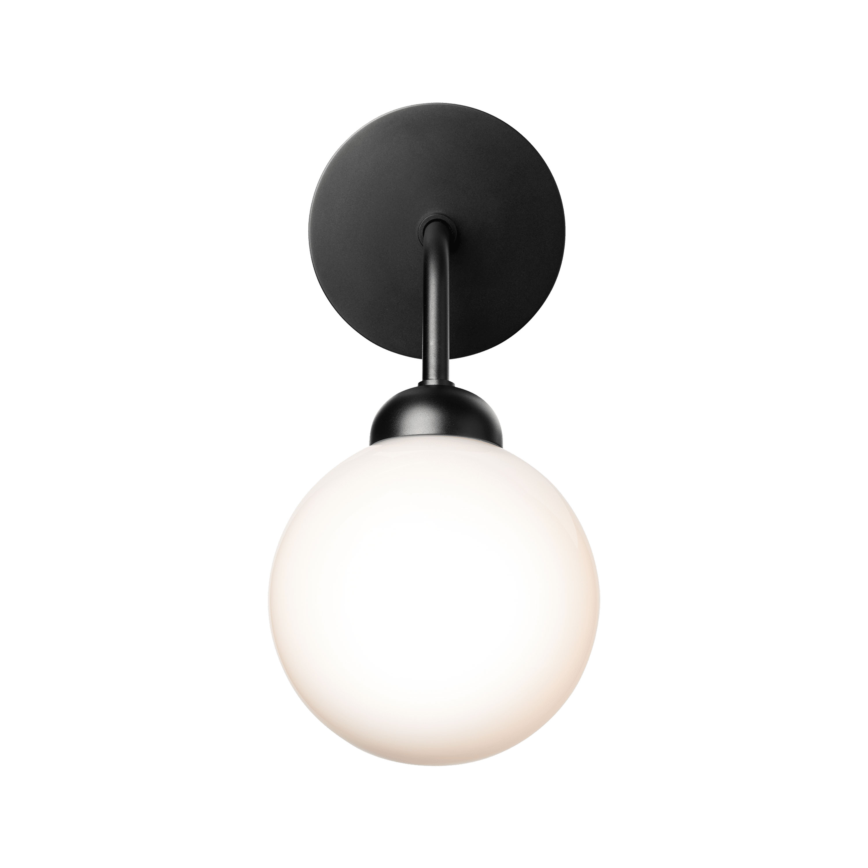 Nuura Apiales Vägglampa Satin Black/Opal