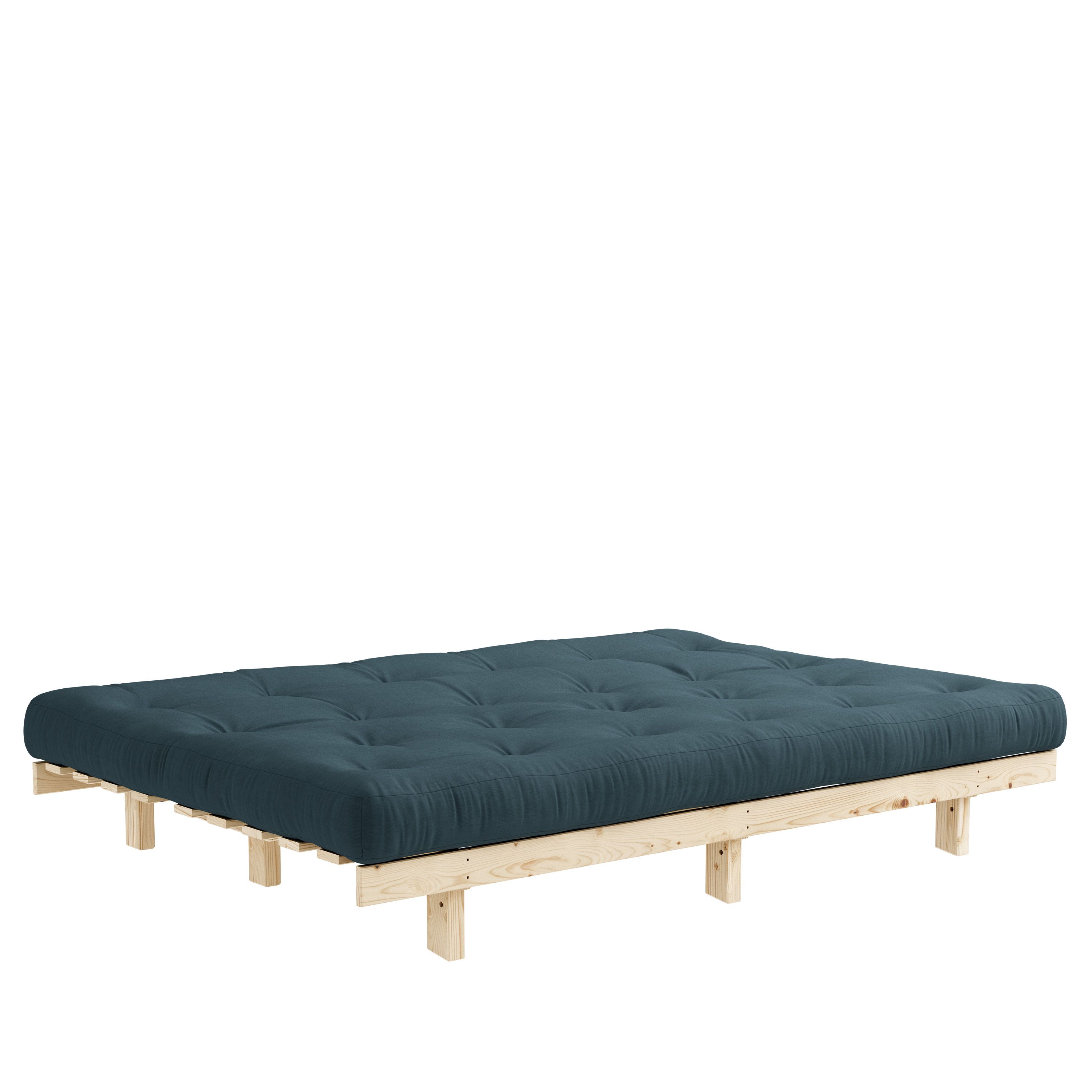 Karup Design Lean Raw Sovesofa Petrol Blue 130x200