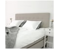 Elegance Sänggavel Beige 120cm (124x6cm)
