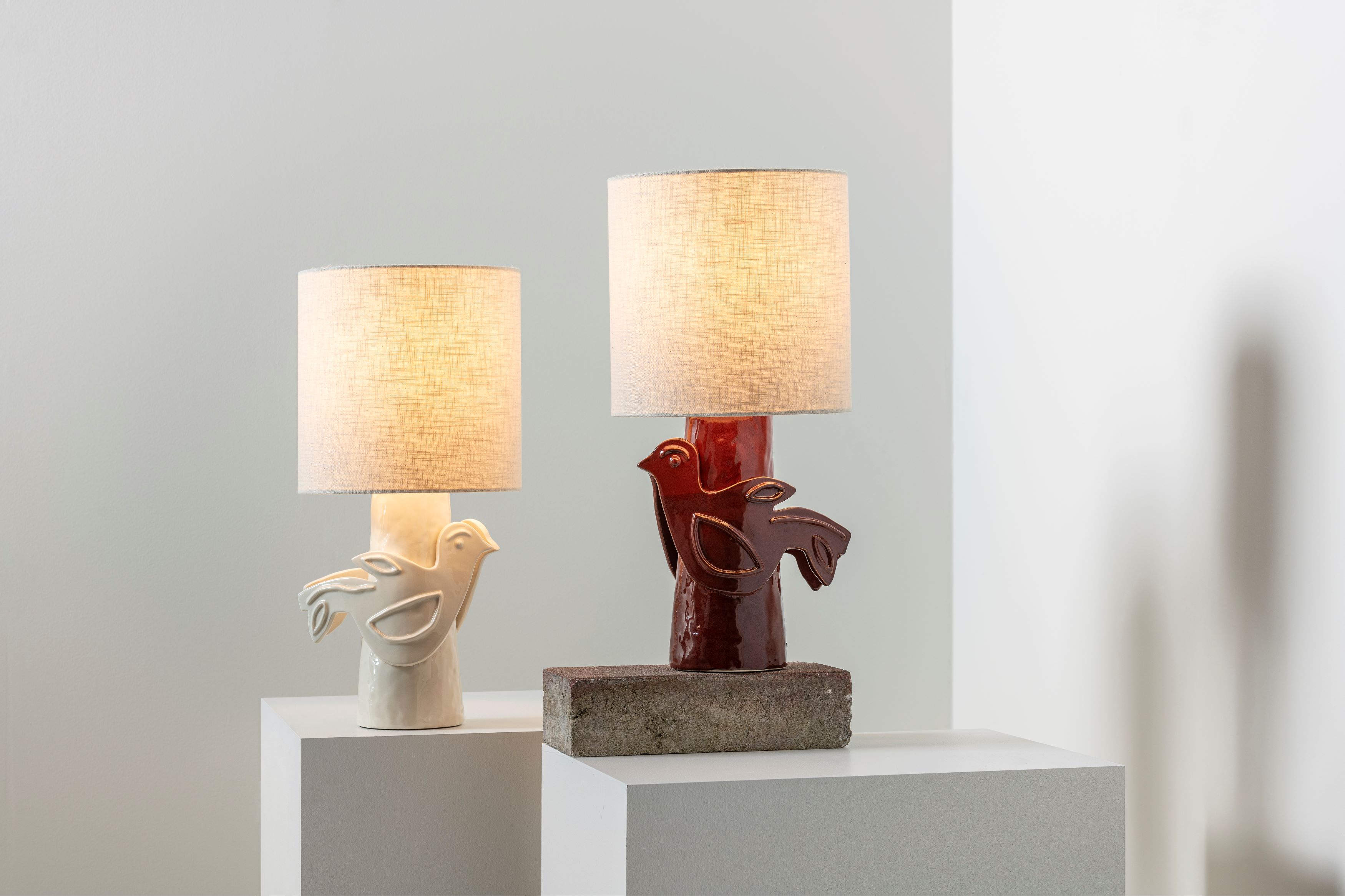 Serax Paloma Tischlampe Weiß 52cm