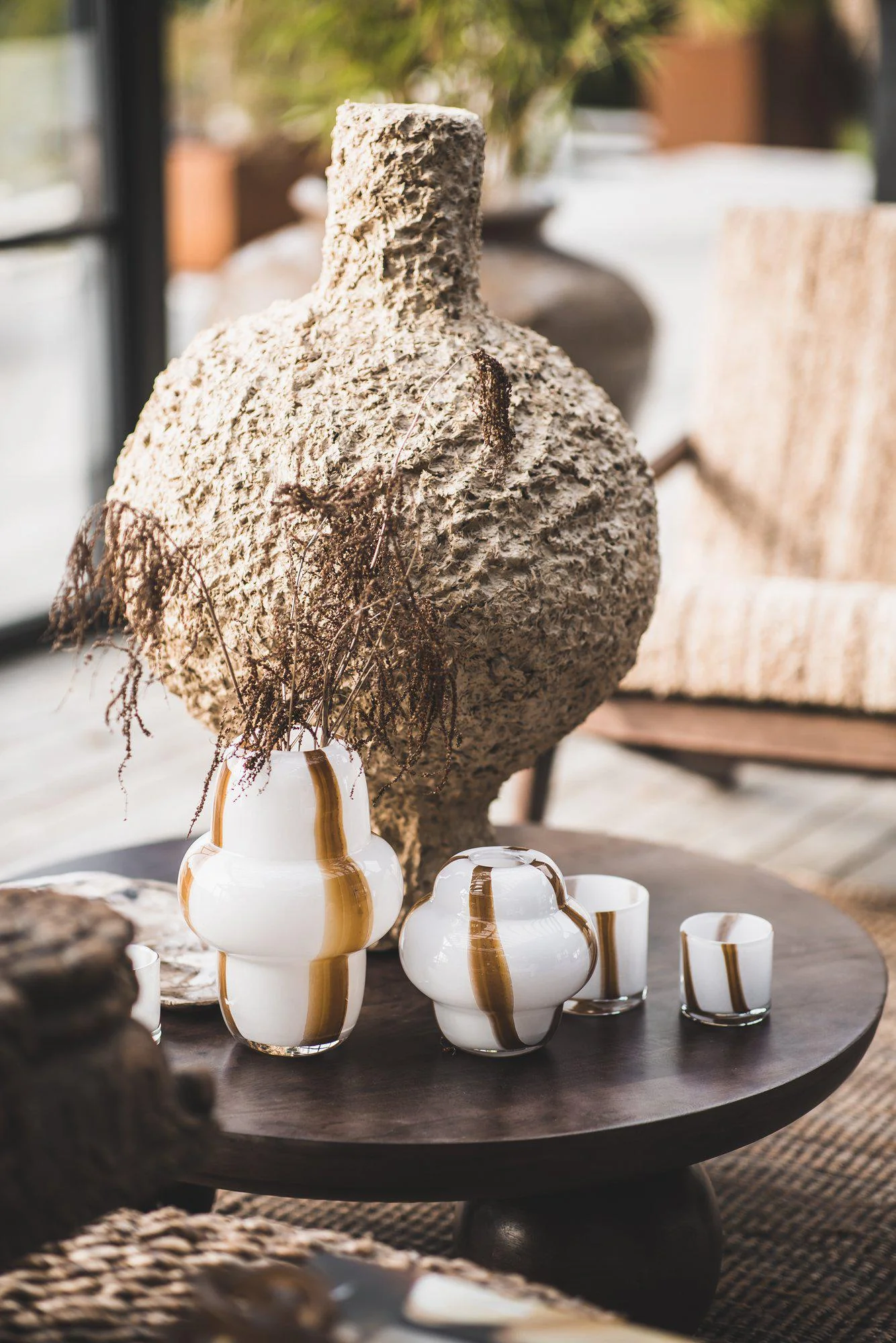 Jakobsdals Mira Couchtisch Braun 90x90