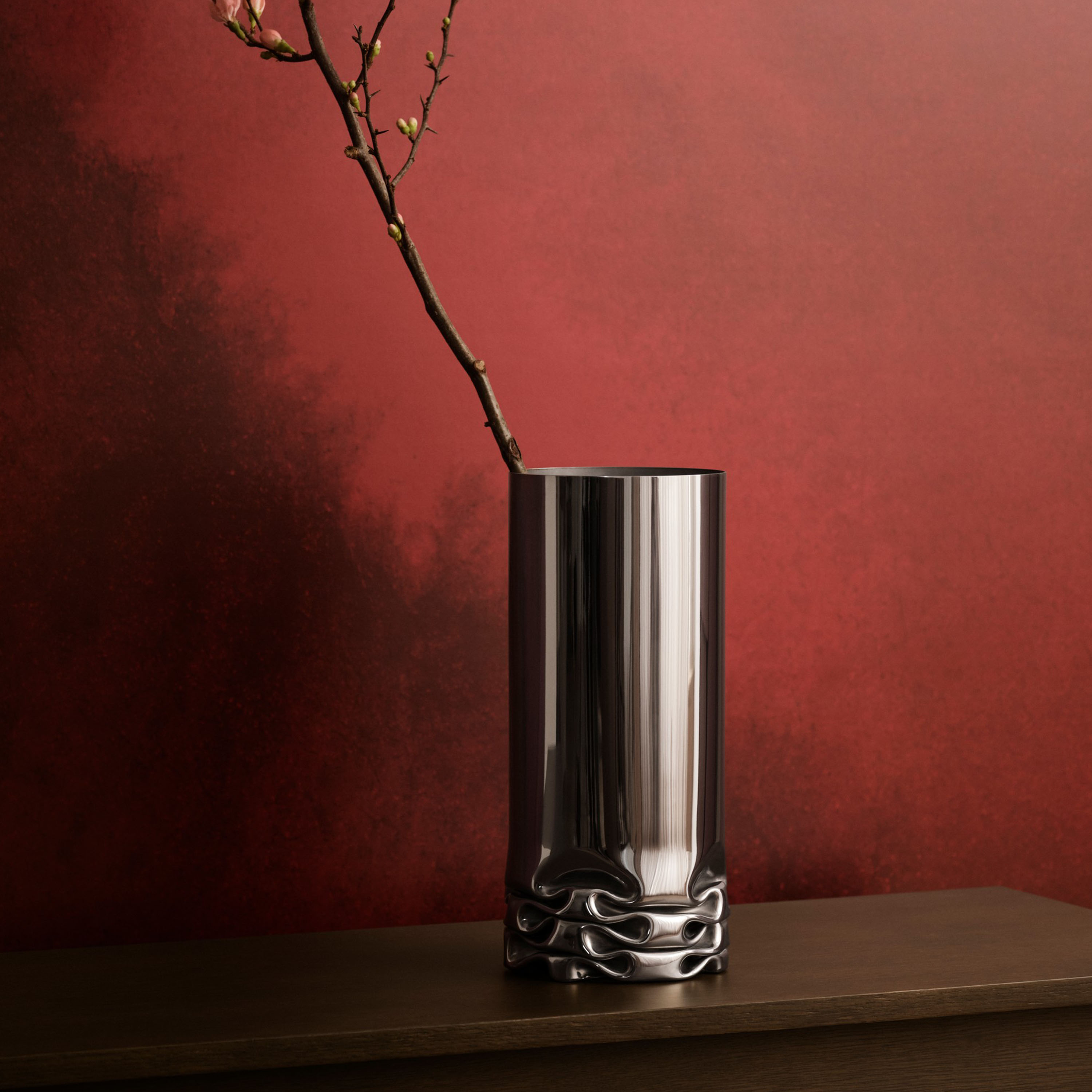 Design House Stockholm Hydraulic Vas Silver XLarge