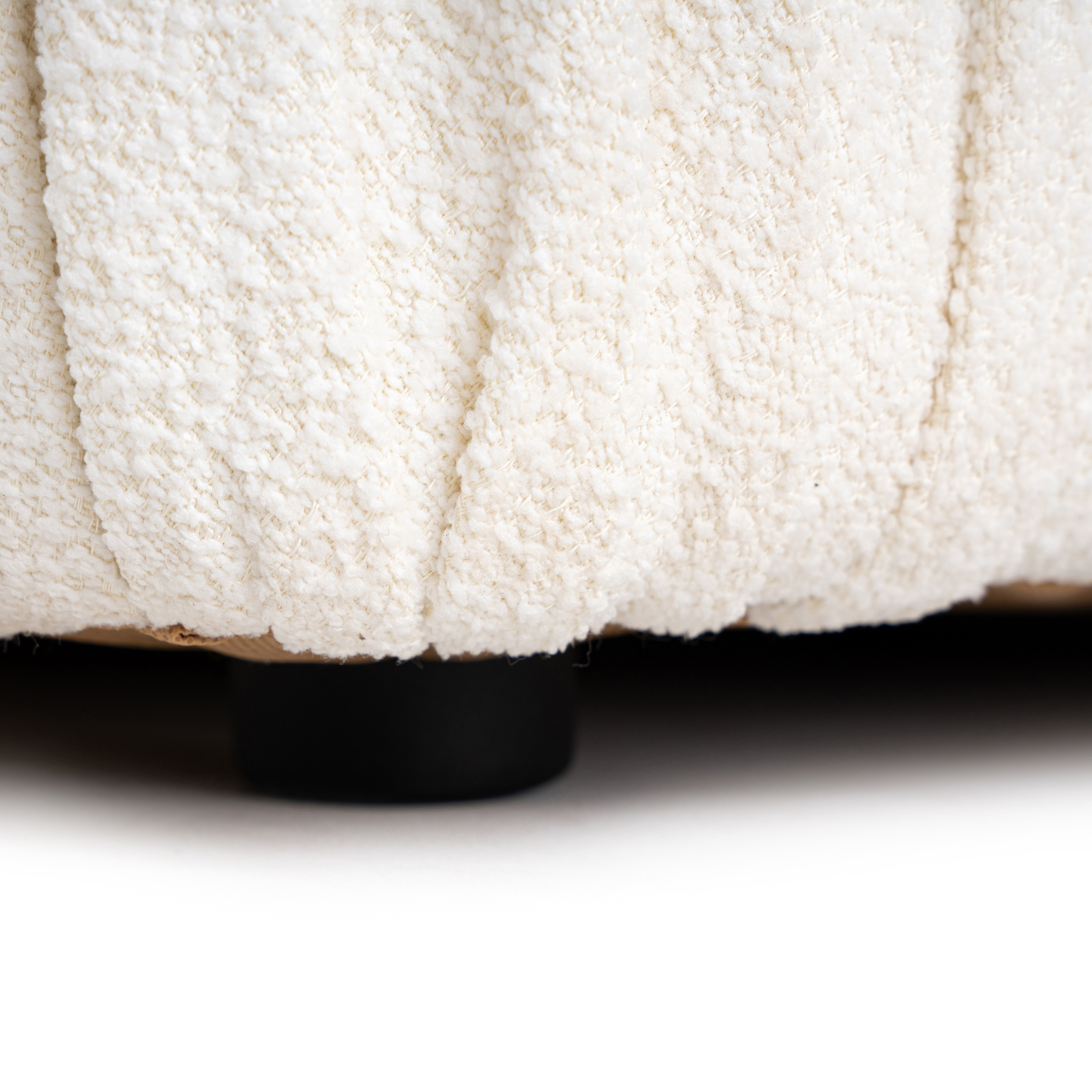 Sleepo Collection Blanca 3-sits Soffa White Bouclé