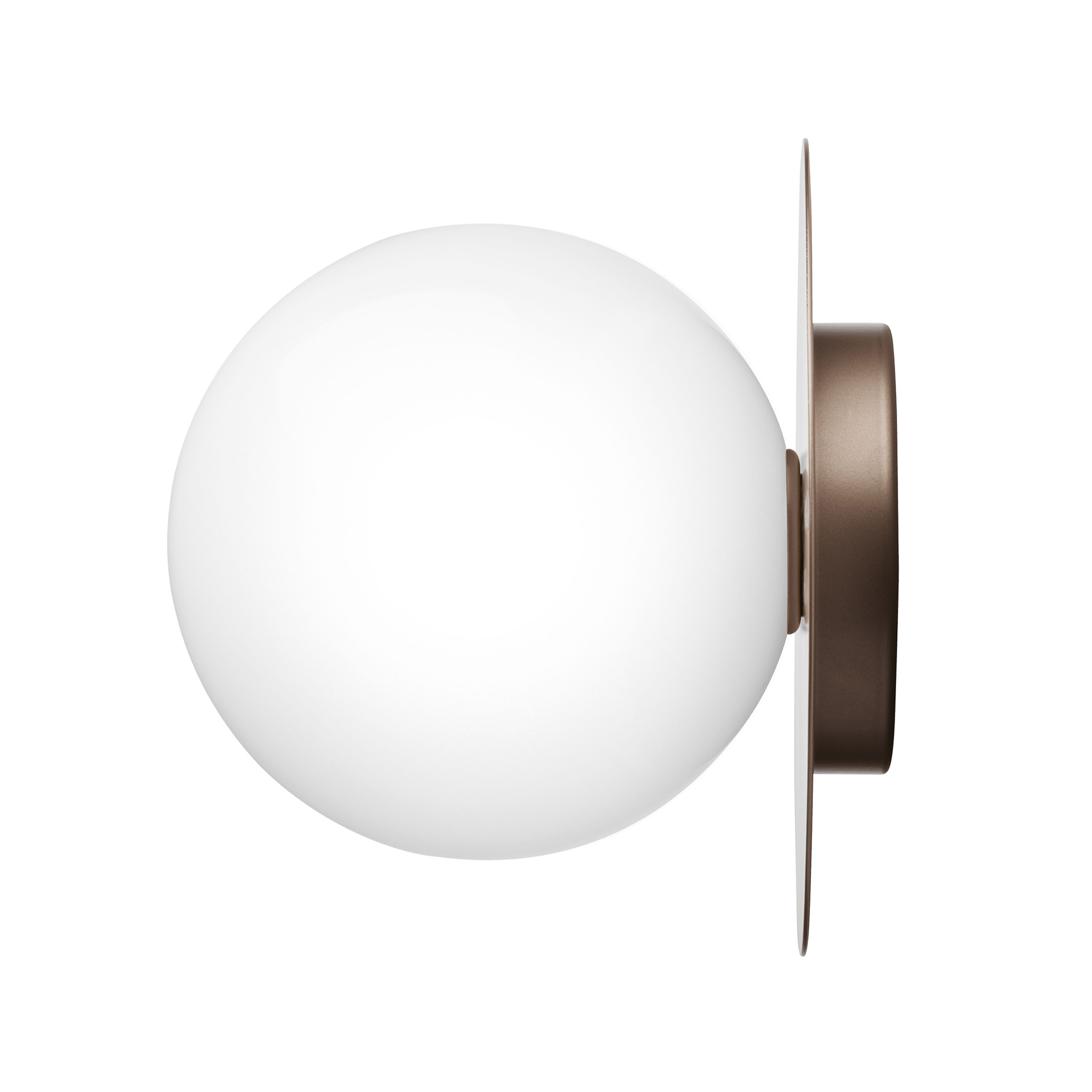 Nuura Liila 1 Vägg-/taklampa Dark Bronze/Opal Large