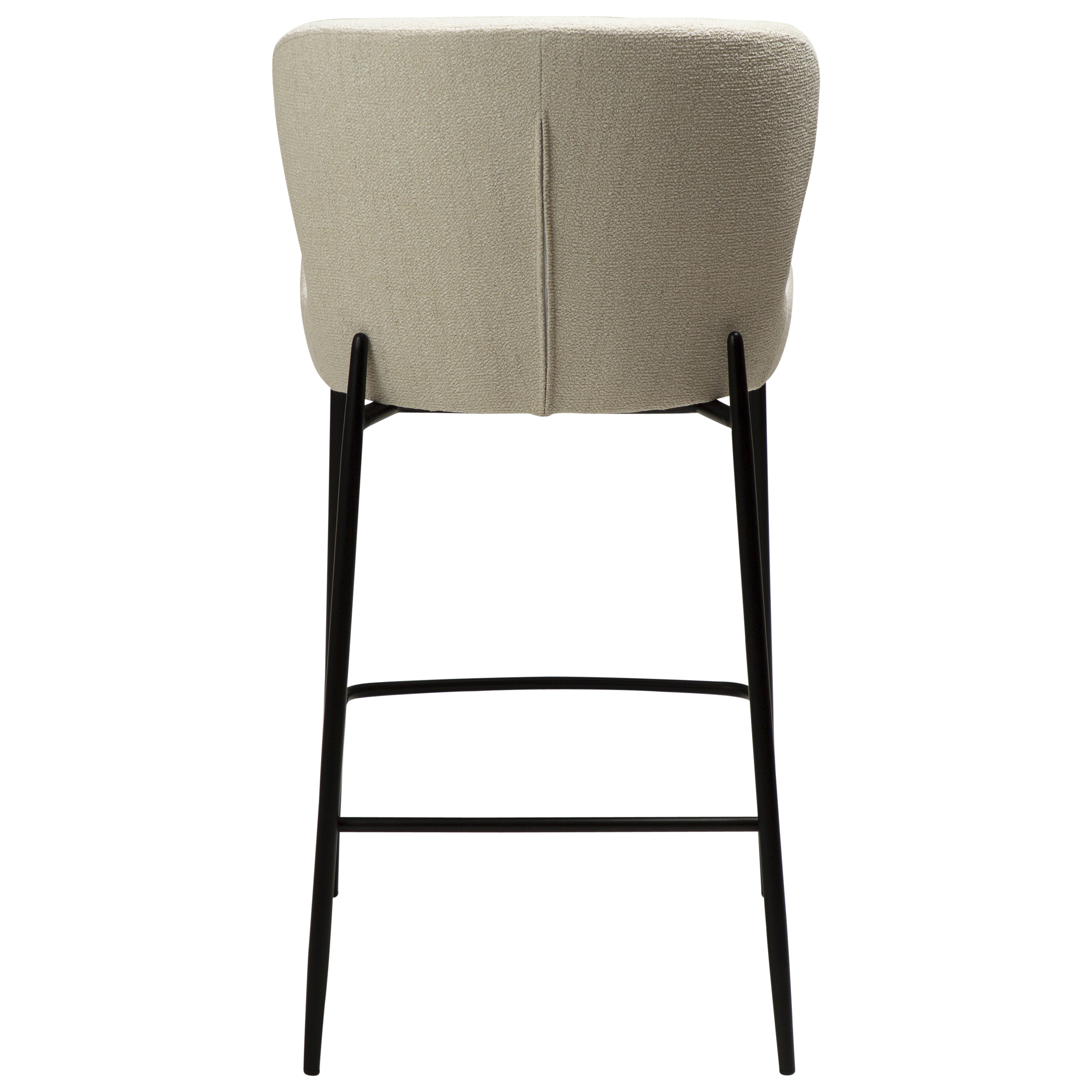 Dan Form Glam Barhocker Bouclé White/Beige 67cm